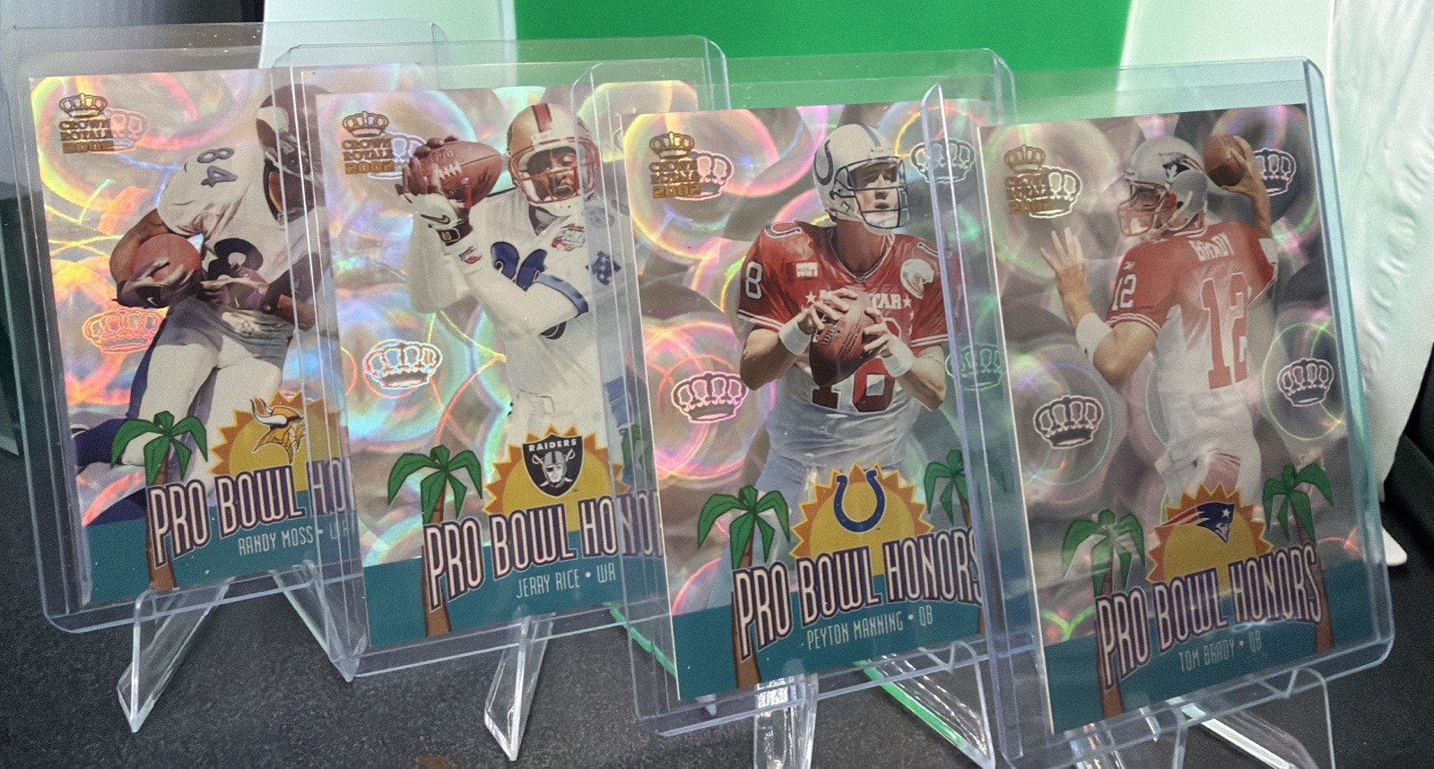 🔥Complete Set🔥2002 PACIFIC CROWN ROYALE PRO BOWL HONORS Brady,Manning,Rice,etc 🔥Complete Set🔥2002 PACIFIC CROWN ROYALE PRO BOWL HONORS Brady,Manning,Rice,etc