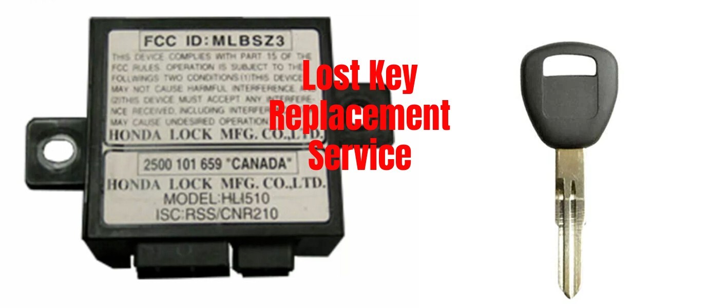 Honda Prelude/Acura RL/NSX 1996-2005 Lost Key Replacement Mail In Service 2 Keys Honda Prelude/Acura RL/NSX 1996-2005 Lost Key Replacement Mail In Service 2 Keys
