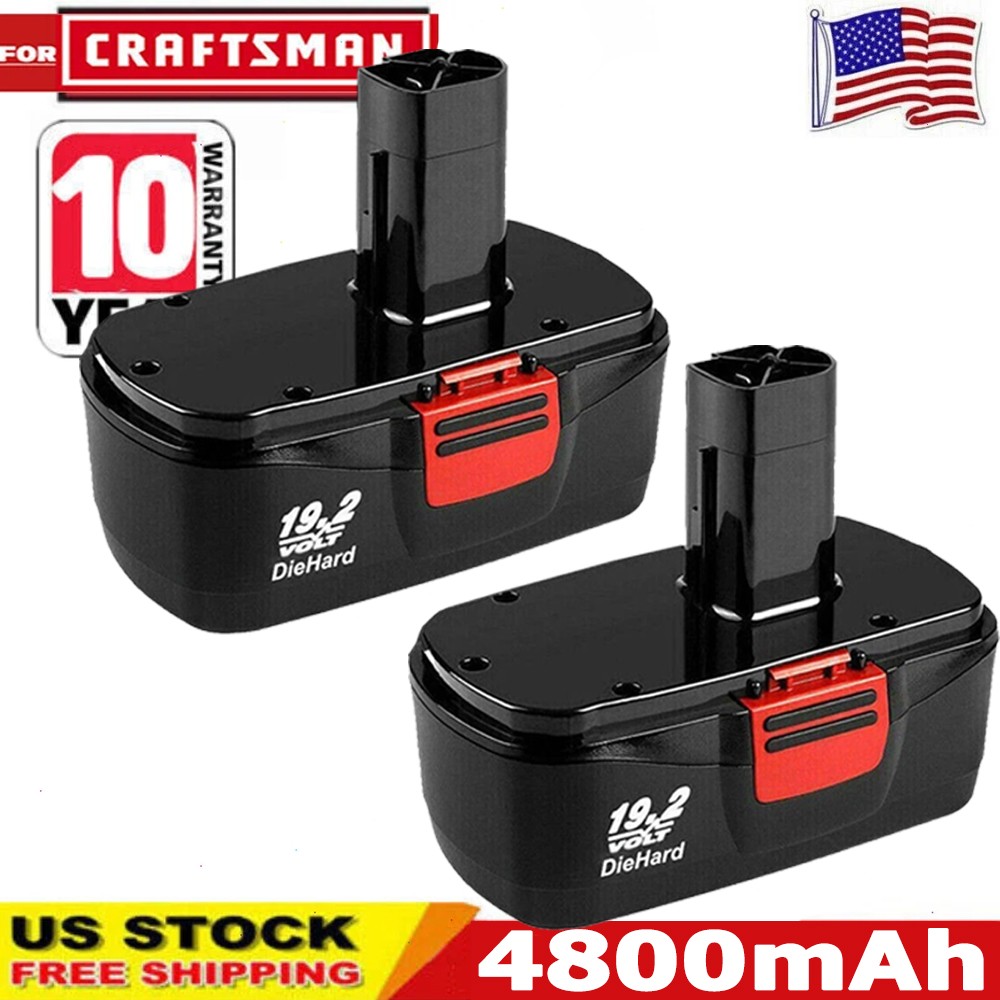 2Pack For 19.2 Volt 11375 Battery C3 DieHard 130279005 11376 130279003 2Pack For 19.2 Volt 11375 Battery C3 DieHard 130279005 11376 130279003