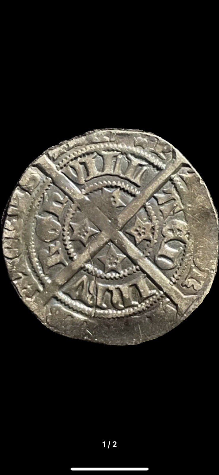 Scotland Medieval Silver Groat David II / Robert II Edinburgh Mint 1329–1371)