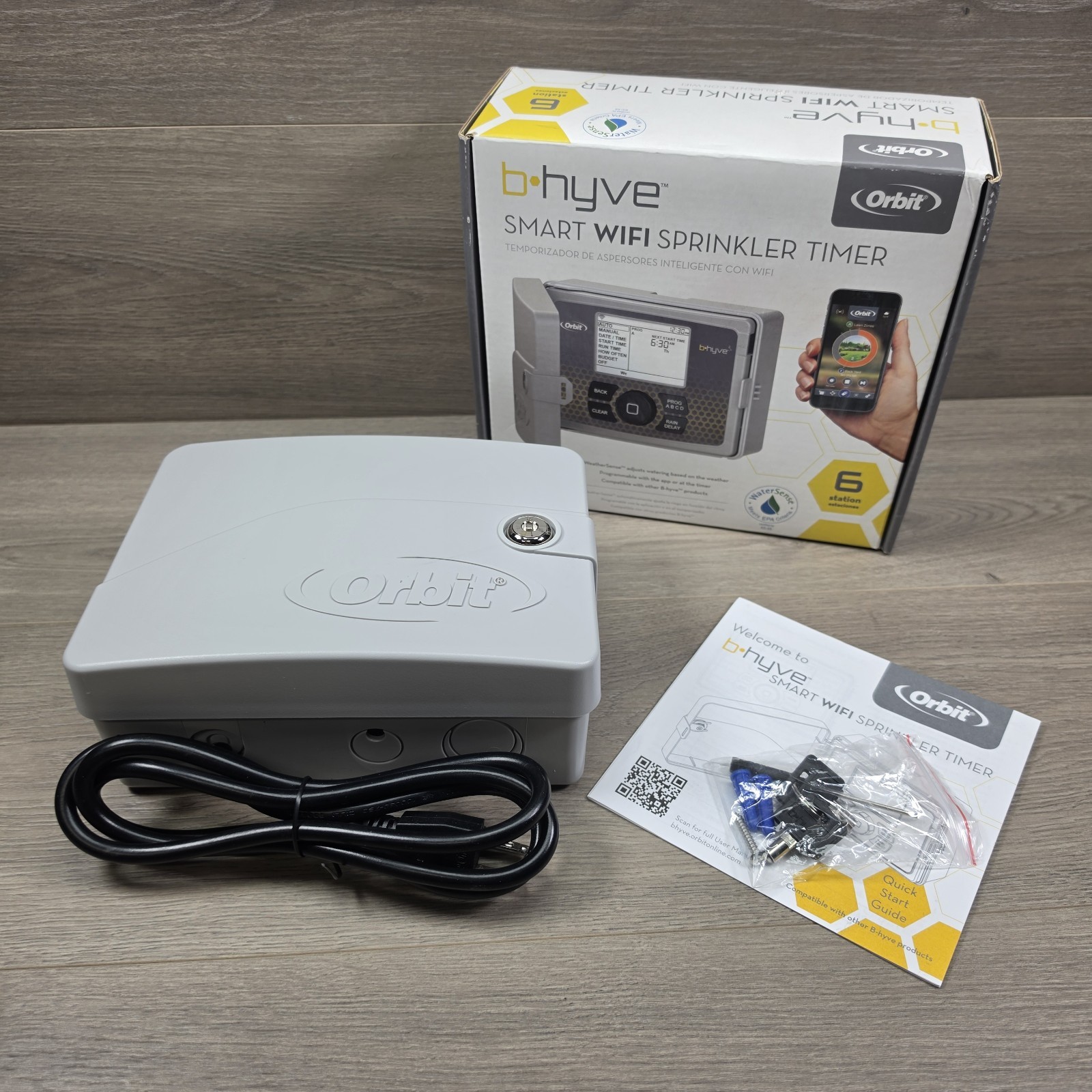 Orbit 57946 B-hyve Indoor/outdoor 6 Station WiFi Sprinkler Controller Orbit 57946 B-hyve Indoor/outdoor 6 Station WiFi Sprinkler Controller