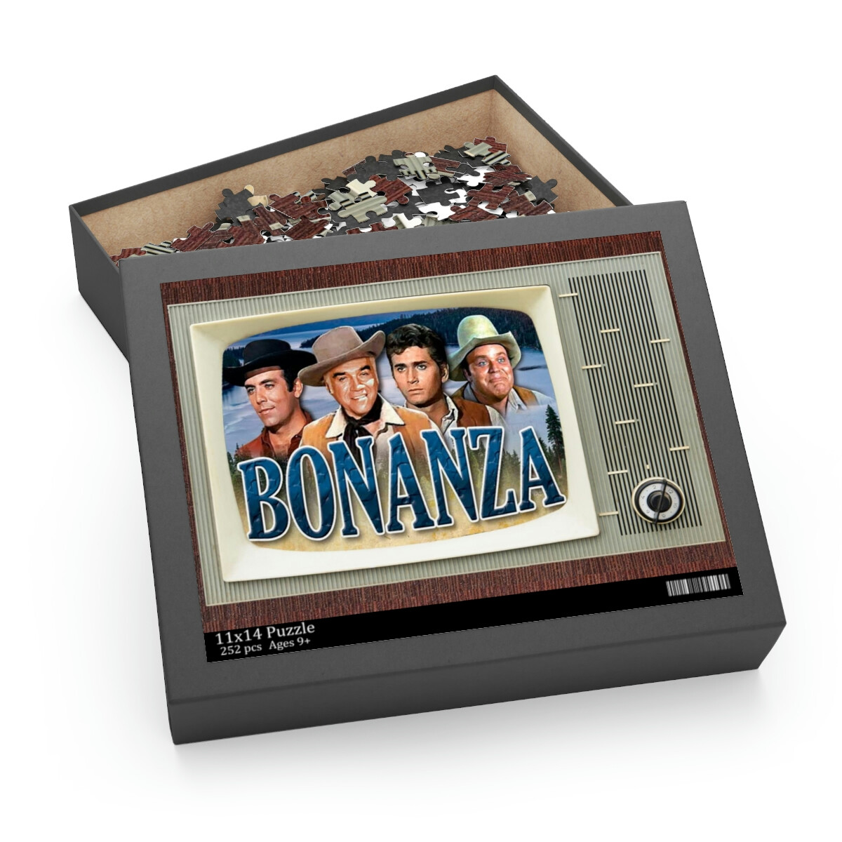 Bonanza TV Show Retro TV Design Jigsaw Puzzle 252 Piece 11