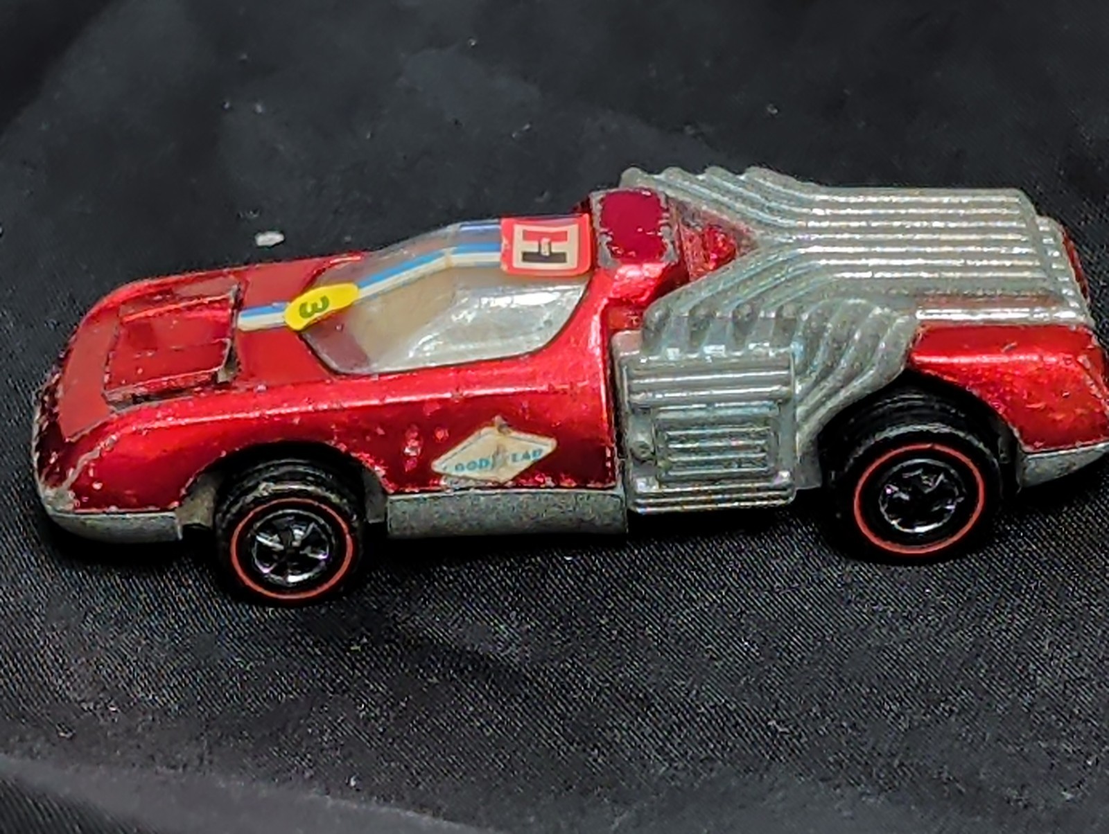 1970\'s Hot Wheels Redline Noodle Head Red w/ Light Interior US 1970\'s Hot Wheels Redline Noodle Head Red w/ Light Interior US