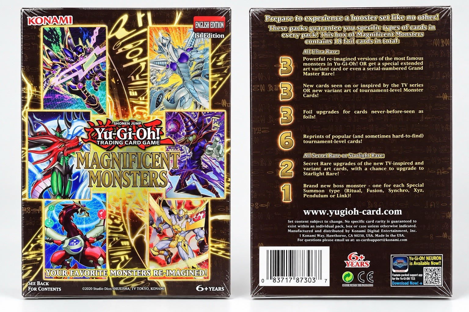 Yu-Gi-Oh Magnificent Monsters English 1st Edition Box Factory Sealed