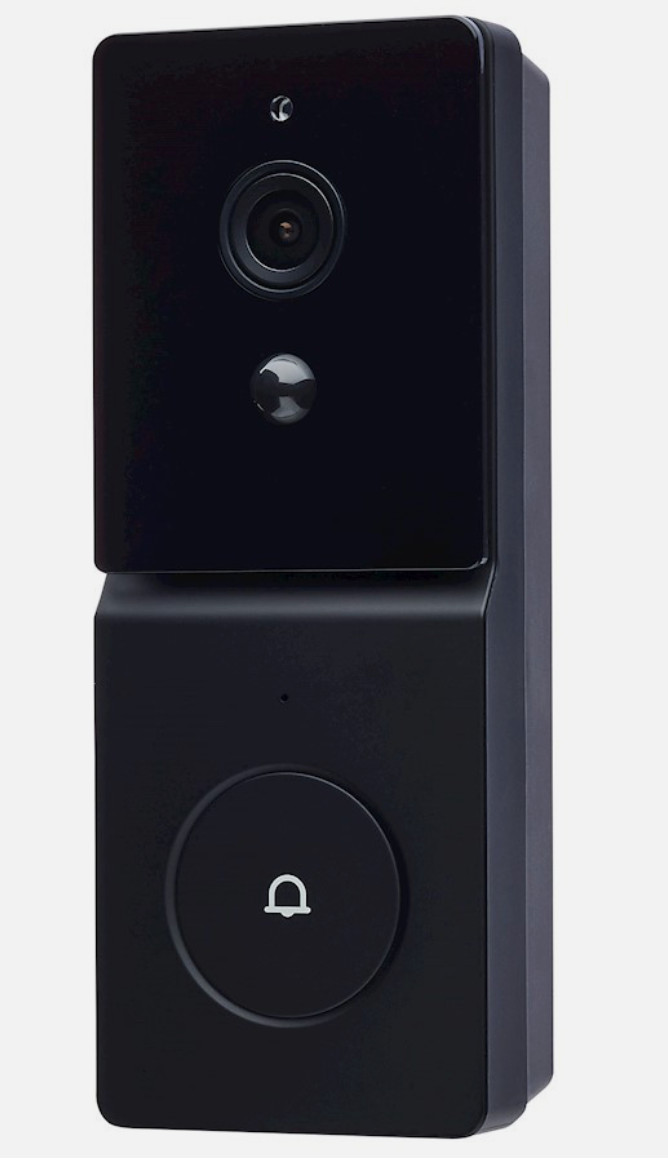 Nuvo Lighting Starfish/SMART Doorbell Security Camera/Black - 65-936 Nuvo Lighting Starfish/SMART Doorbell Security Camera/Black - 65-936