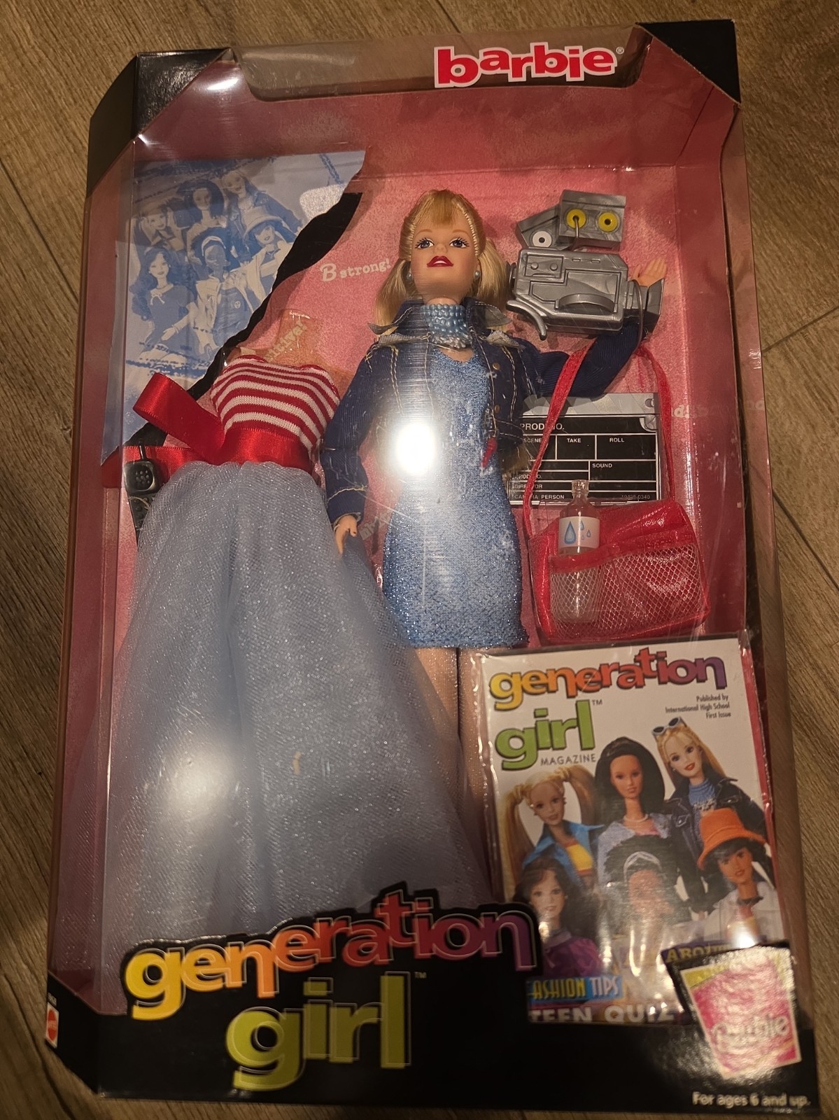 Barbie Generation Girl Barbie Doll With Movie Making Gear 1998 Mattel 19428 NRFB