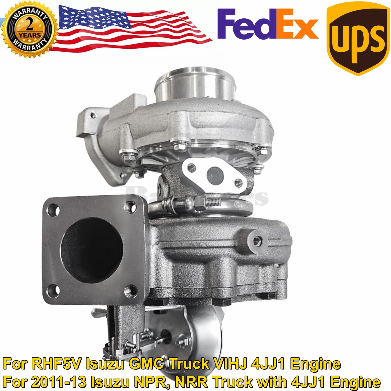 8981654480 Turbocharger For RHF5V Isuzu GMC Truck VIHJ 4JJ1 Engine VDA30049