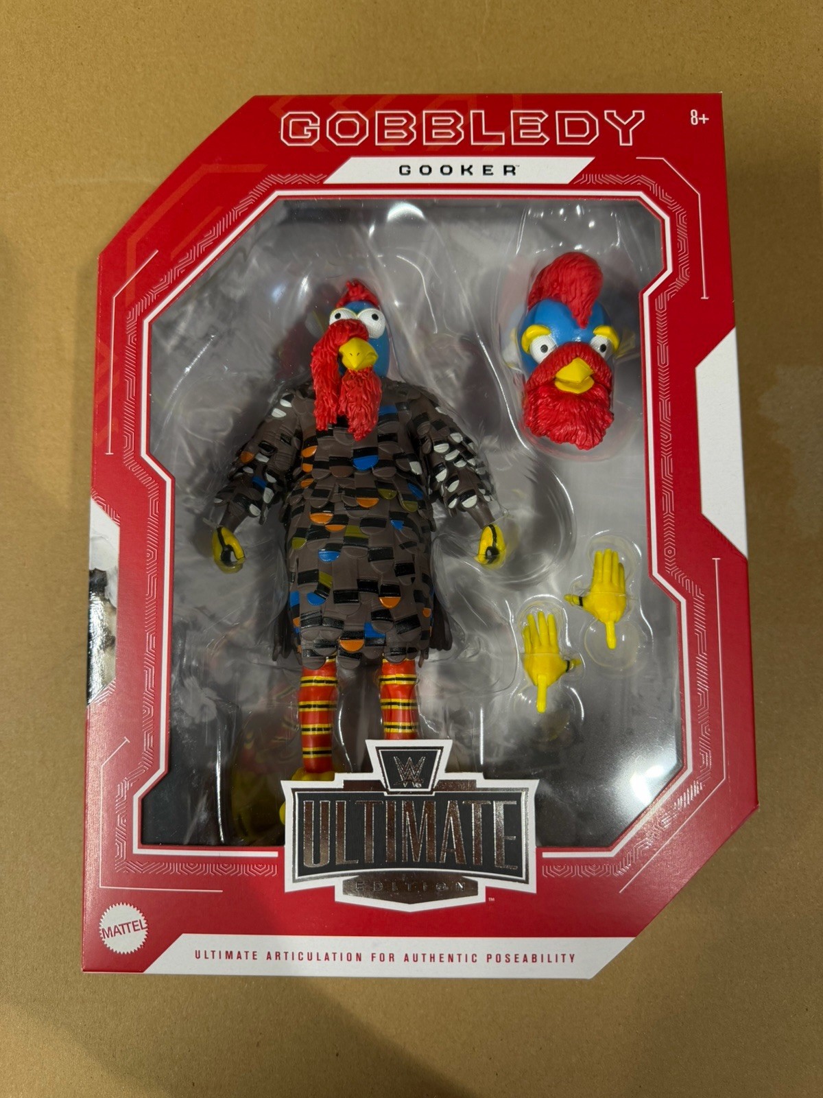 WWE Ultimate Edition GOBBLEDY GOOKER+Egg,Background,& Box. No Undertaker WWE Ultimate Edition GOBBLEDY GOOKER+Egg,Background,& Box. No Undertaker