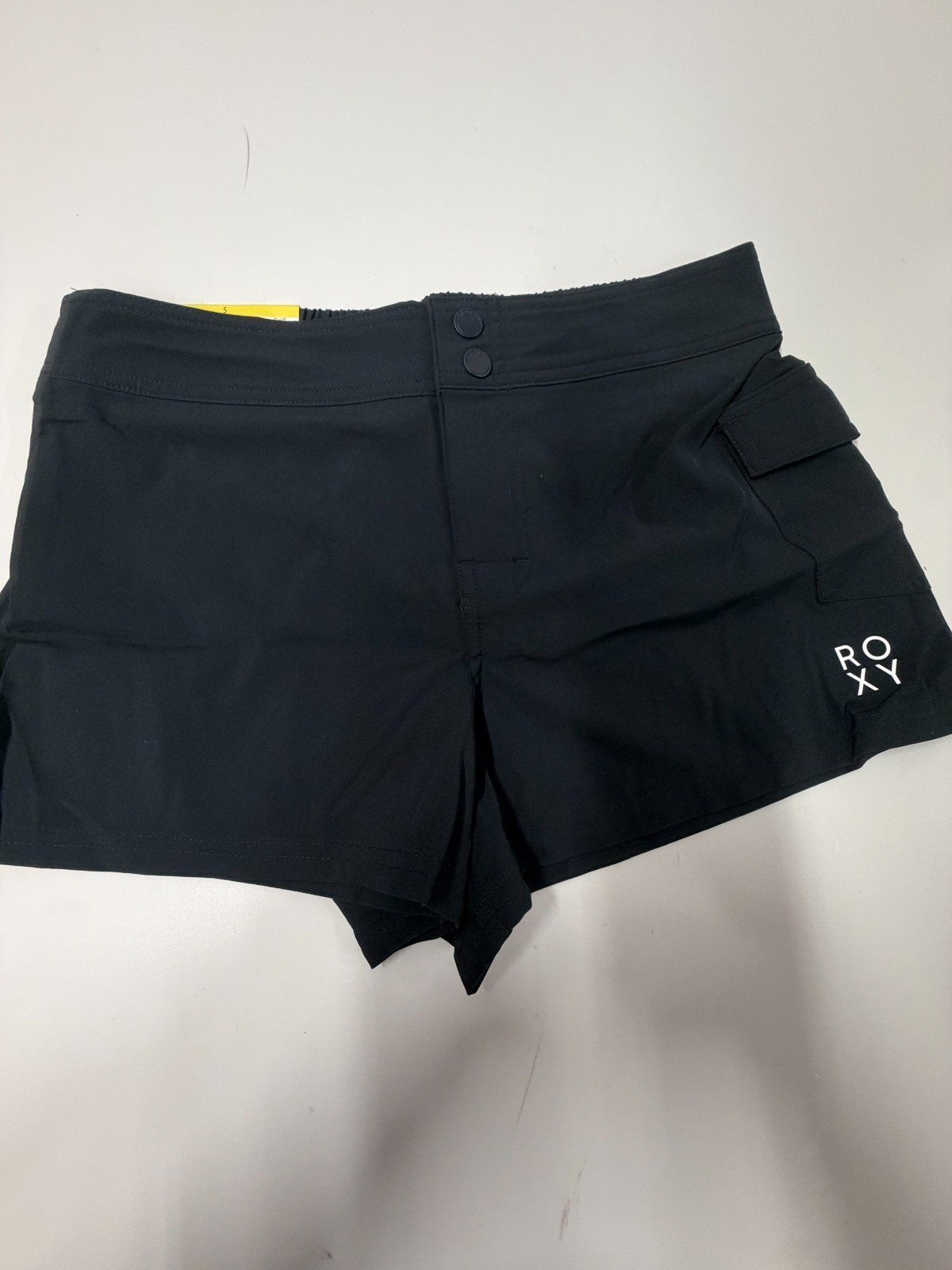 Roxy Boardshorts Women\'s Small Black Stretch UPF 50+ Sun Protection Swimwear Roxy Boardshorts Women\'s Small Black Stretch UPF 50+ Sun Protection Swimwear