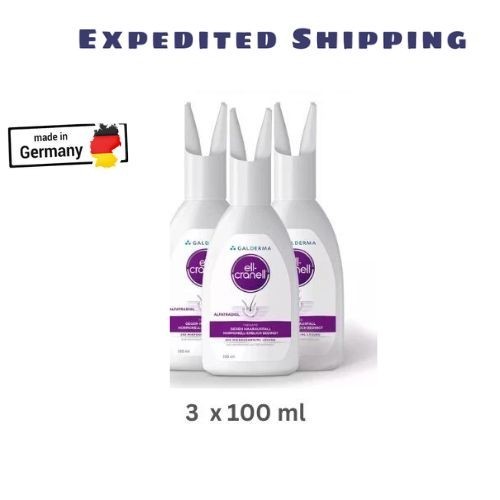 3x 100ml Ell-Cranell Hair Loss Prevention Men And Women 250 mg/ml 3x 100ml Ell-Cranell Hair Loss Prevention Men And Women 250 mg/ml
