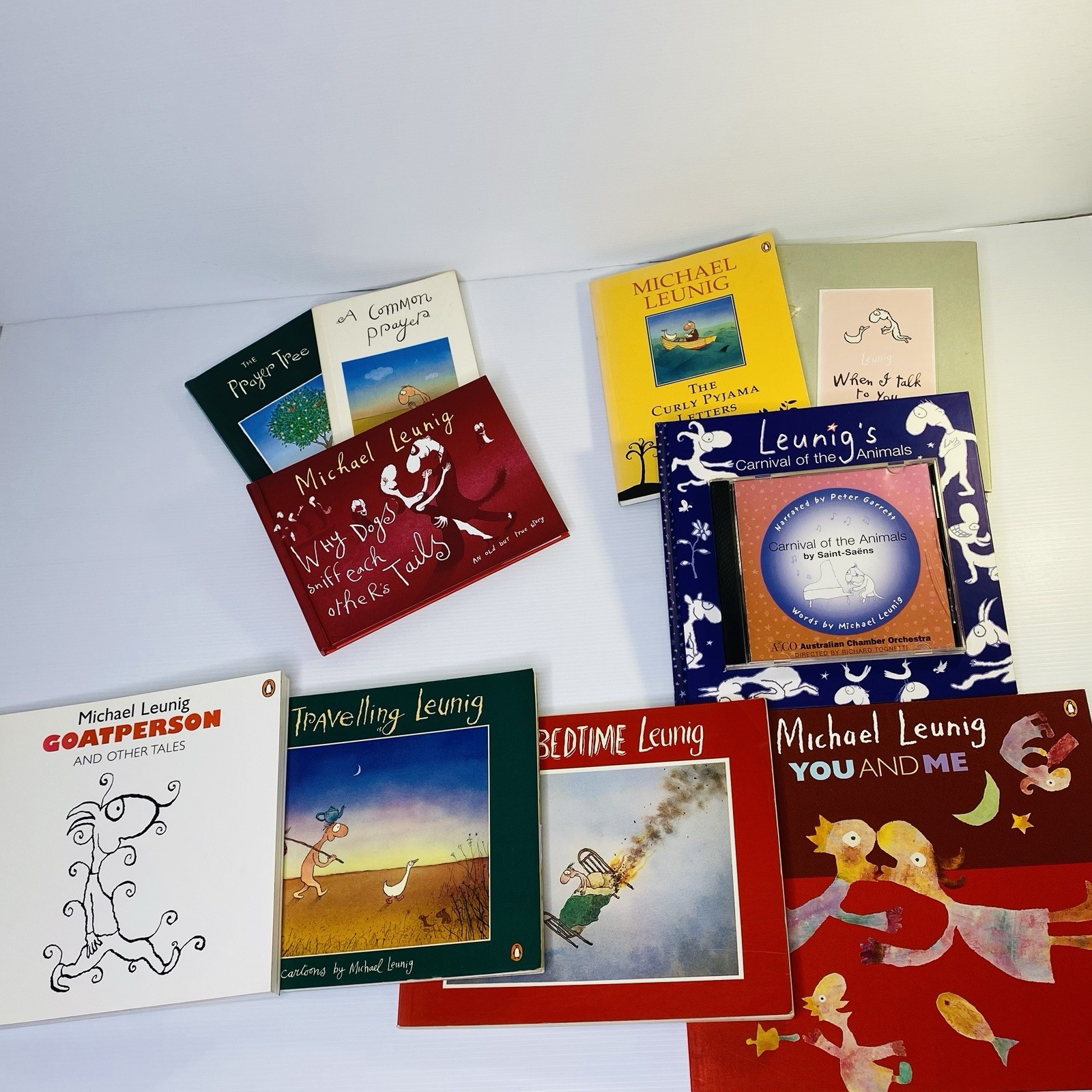 Michael Leunig 10 BOOKS Prayer Dogs Pyjama Talk Carnival Animals Tales Bedtime