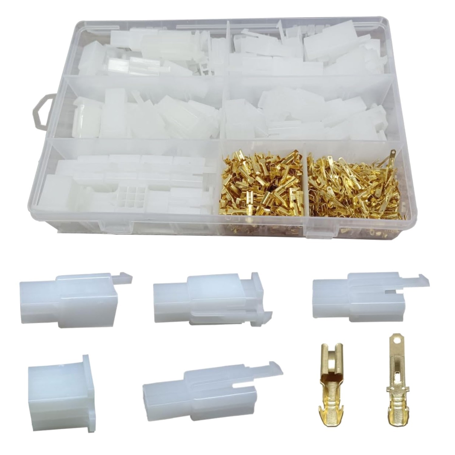 432Pcs Automotive Electrical Wire Connectors Kit 2.8Mm 2 3 4 6 9 Pin Automotive