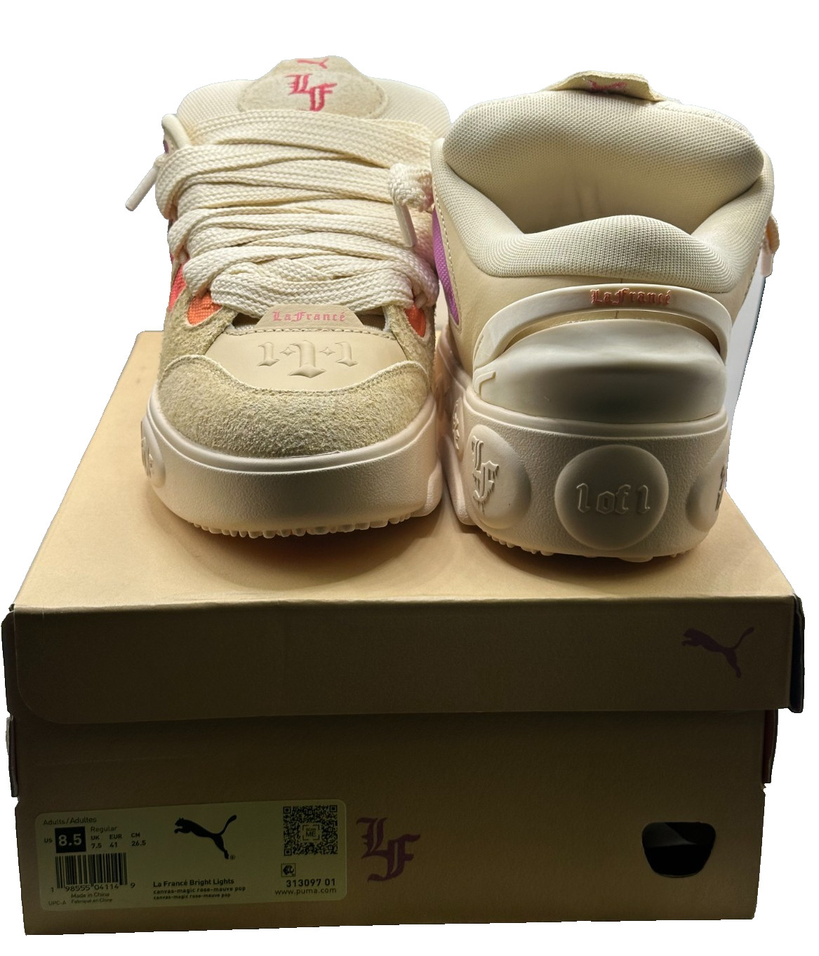 Puma La France Bright Lights ~ Canvas Magic Rose Mauve Pop ~Style 313097 01 ~ Puma La France Bright Lights ~ Canvas Magic Rose Mauve Pop ~Style 313097 01 ~