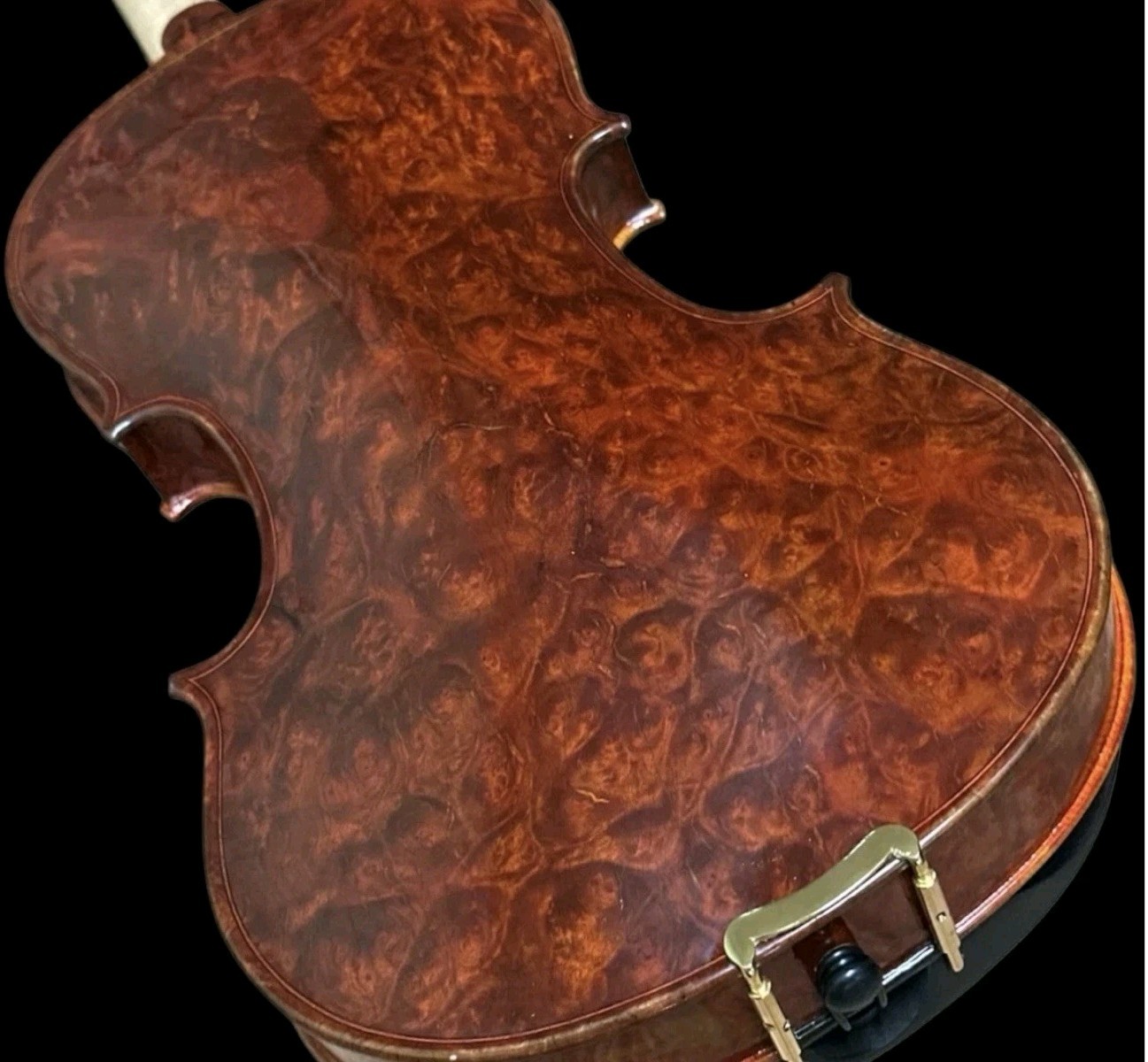 New Full Size 4/4 Birdseye Maple Violin with Exceptional Figure and Tone