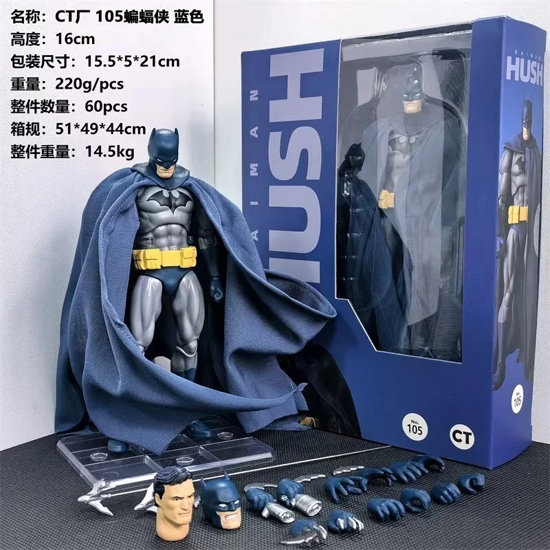 Hot-New CT Toys Hush Batman No.105 Blue Ver. 1/12 Action Figure Boxed