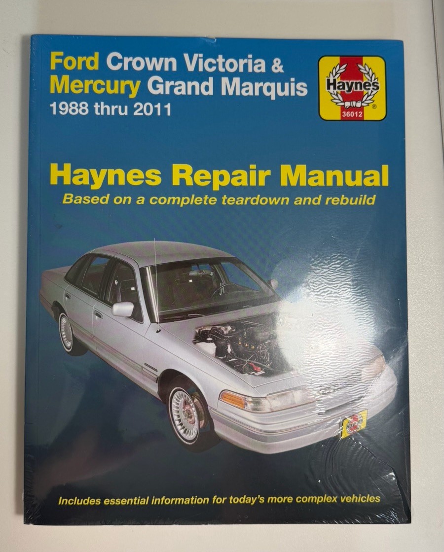 Haynes Repair Manual for Ford Crown Victoria & Mercury Grand Marquis (1988-2011) Haynes Repair Manual for Ford Crown Victoria & Mercury Grand Marquis (1988-2011)