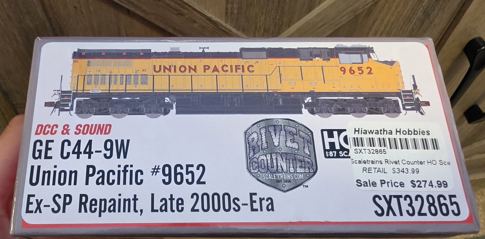 Scaletrains Rivet Counter HO scale Union Pacific C44-9W #9652 DCC/Sound