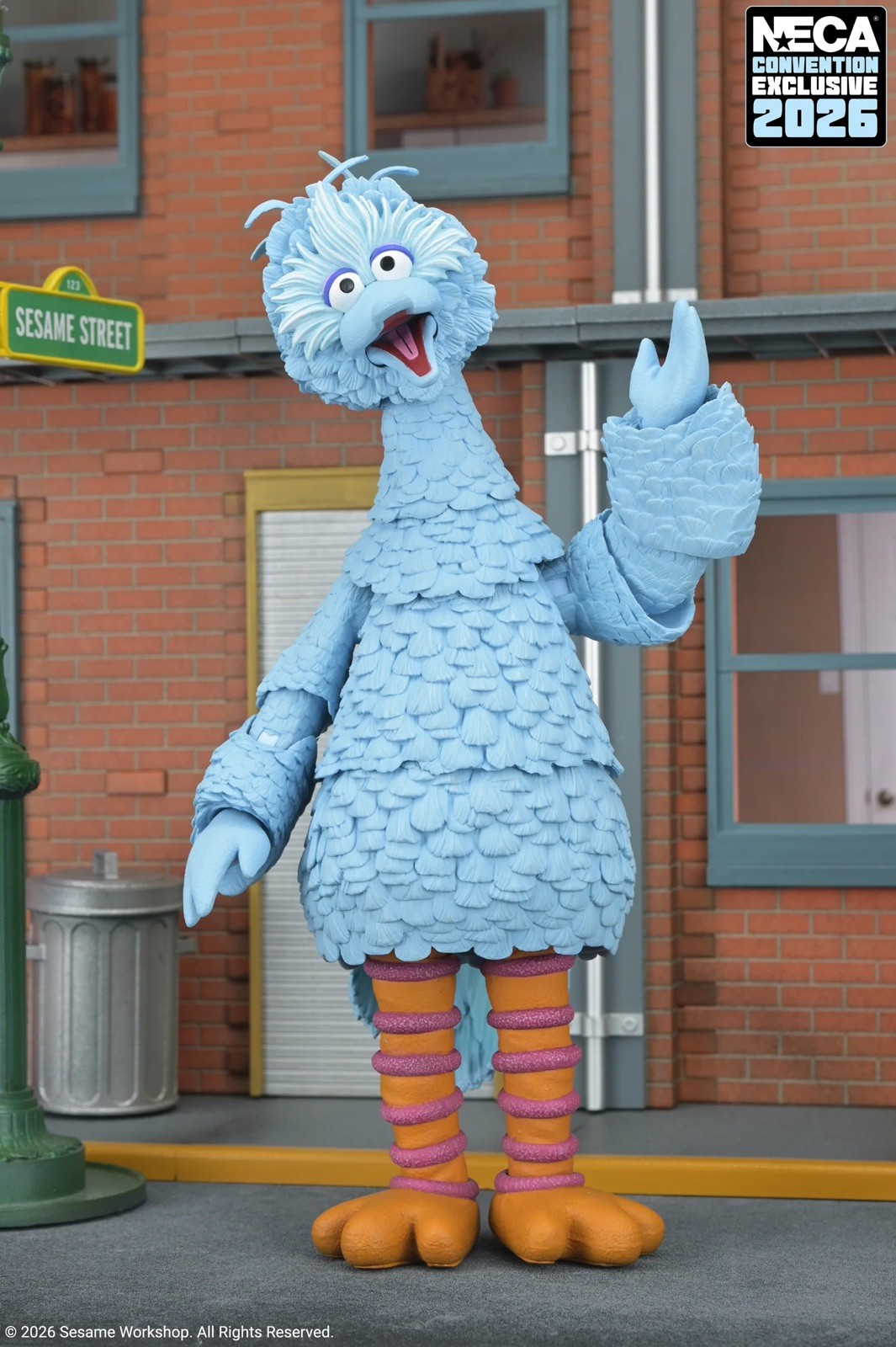 NYCC 2026 NECA SESAME STREET BIG BIRD/ ULTIMATE BLUE BIRD FIGURE