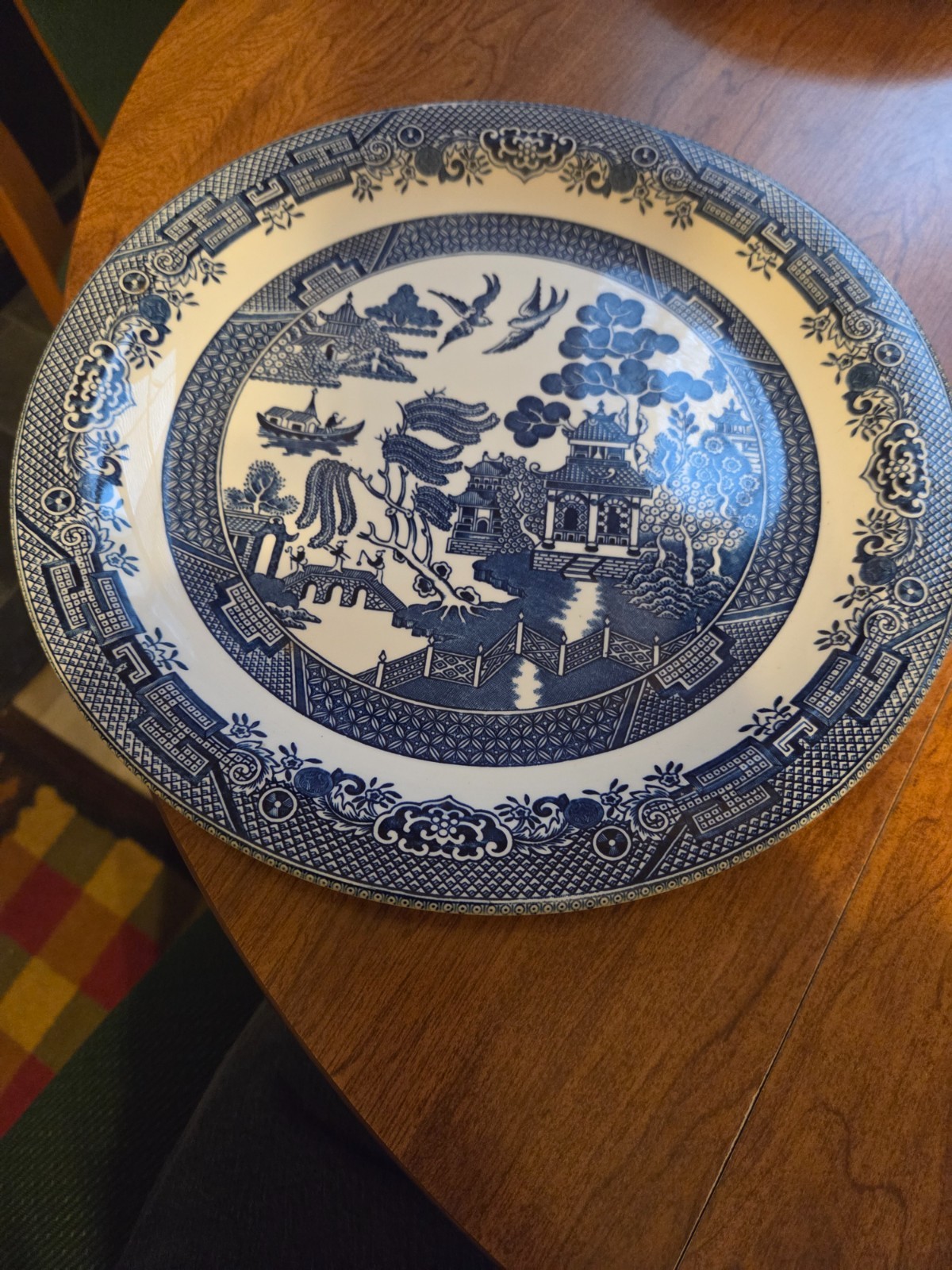 Vintage Churchill England Willow Plate 10”