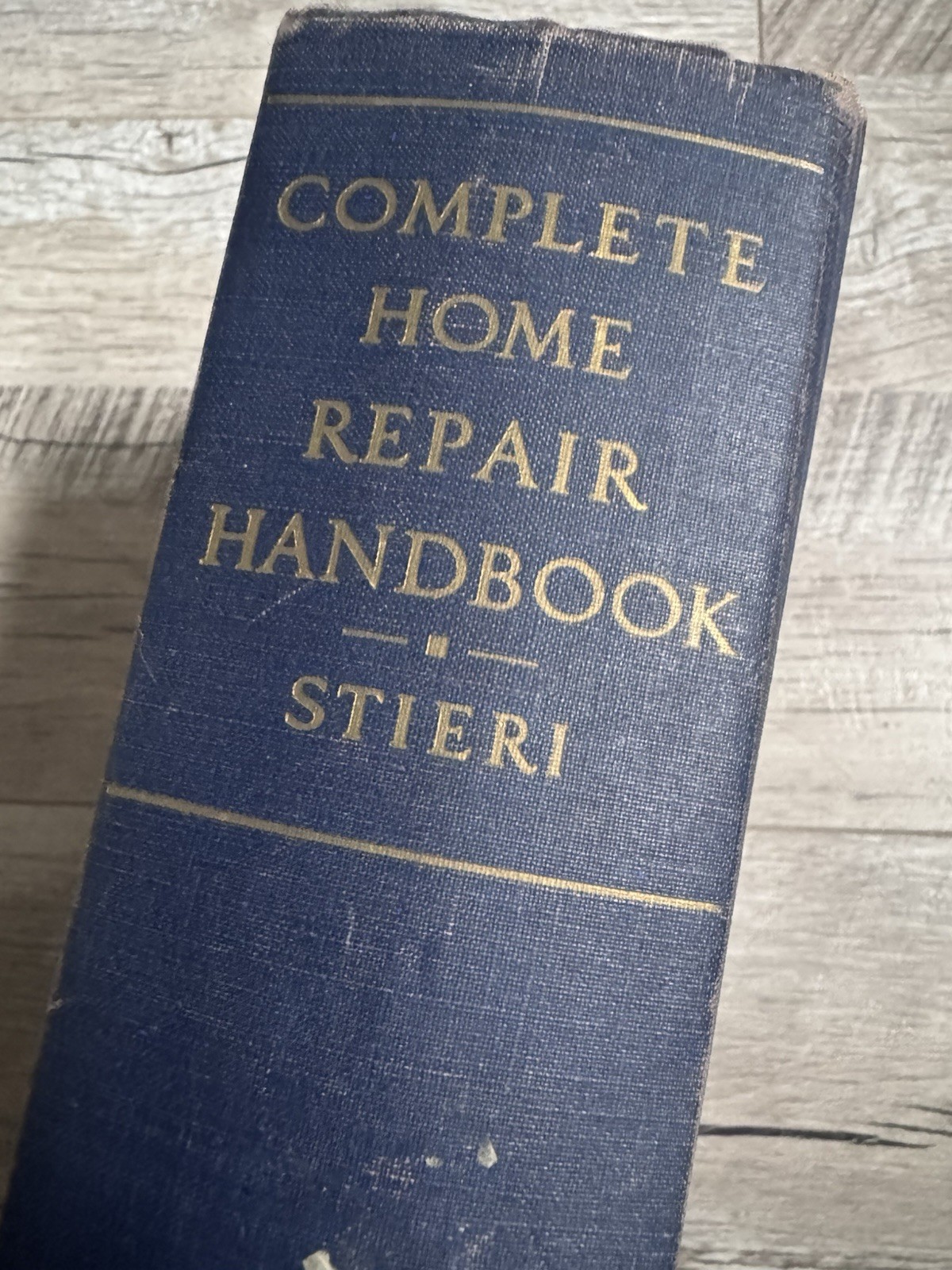 Vintage 1954 Complete Home Repair Handbook Emanuele Stieri HC MCM MidCentury DIY