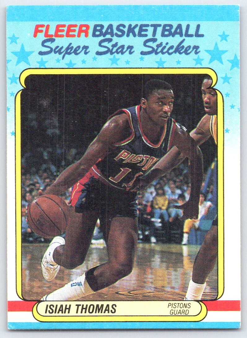 1988-89 Fleer #10 Isiah Thomas Detroit Pistons 1988-89 Fleer #10 Isiah Thomas Detroit Pistons