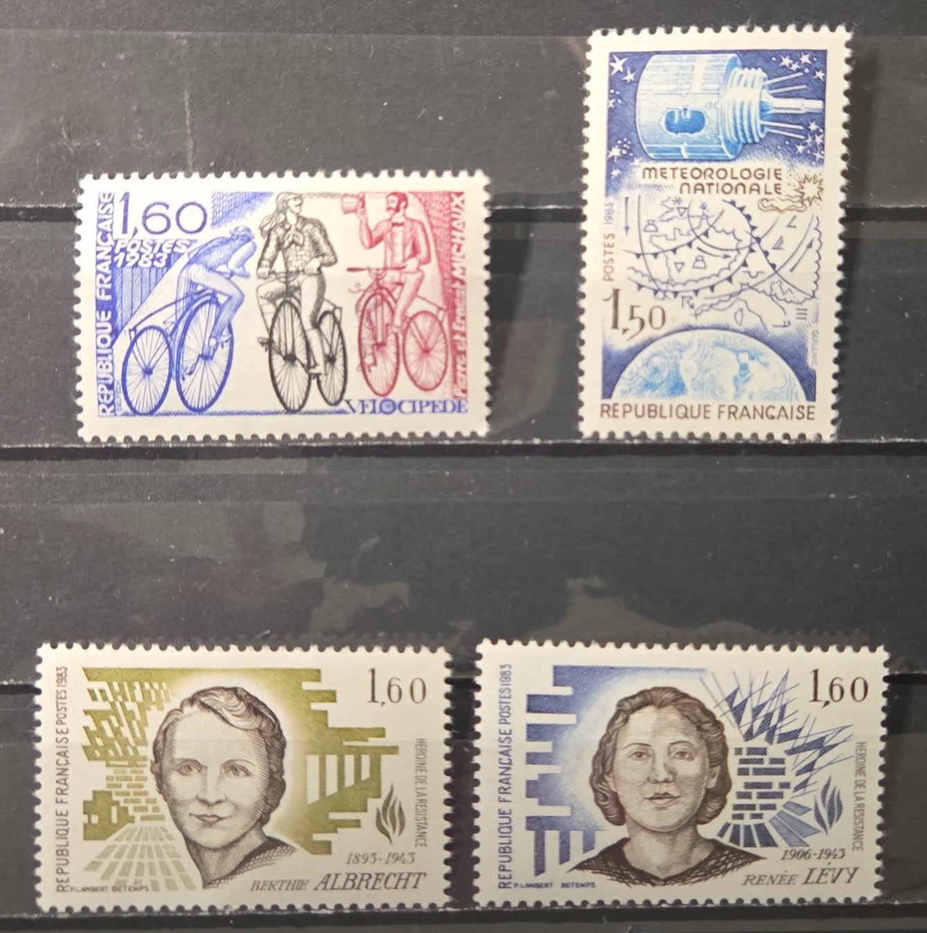 7680 - FRANCE - SCOTT# 1902, 1903, 1904 - 1905 - MNH - CAT $3.30