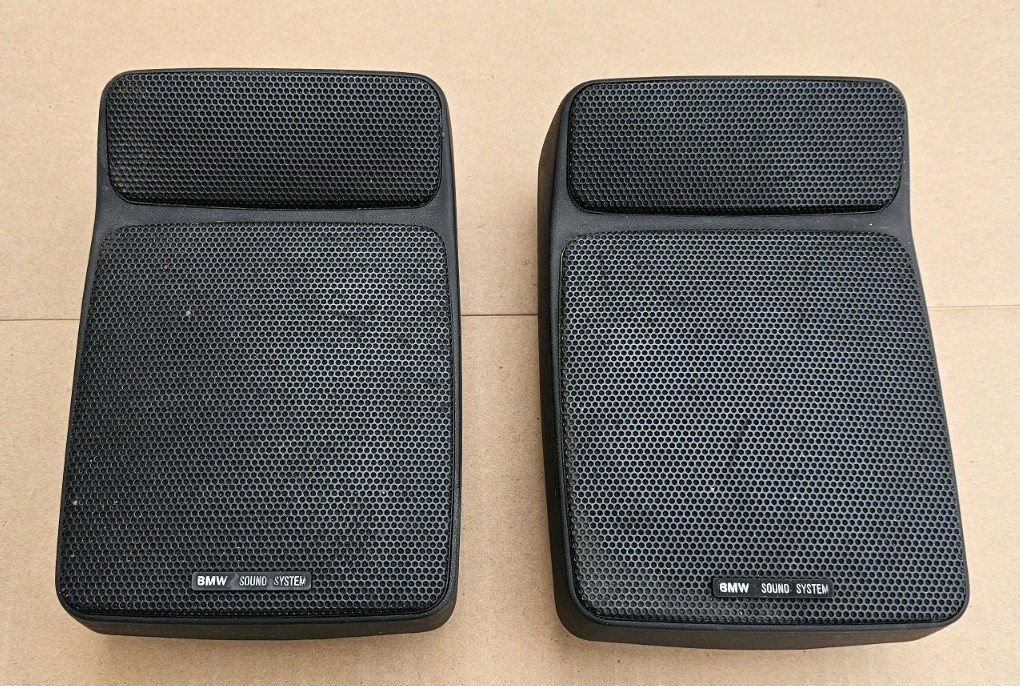 BMW E23 E24 E28 E30 Rear Speaker  HiFi Premium Sound System Pair /Speakers Cover