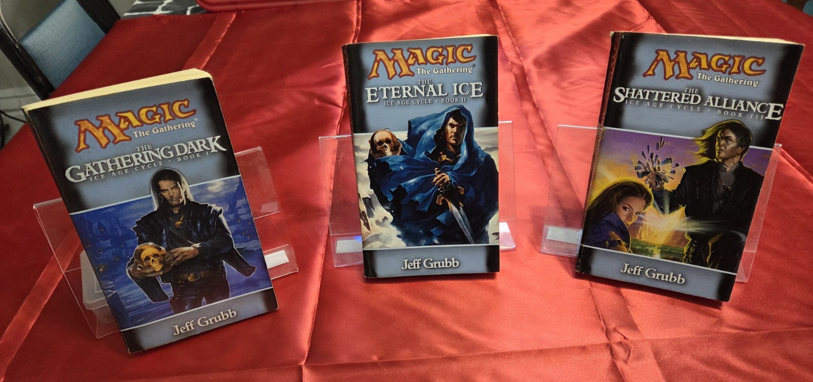 MTG Ice Age Cycle Books 1-3; Gathering Dark, Eternal Ice, Shattered Alliance MTG Ice Age Cycle Books 1-3; Gathering Dark, Eternal Ice, Shattered Alliance