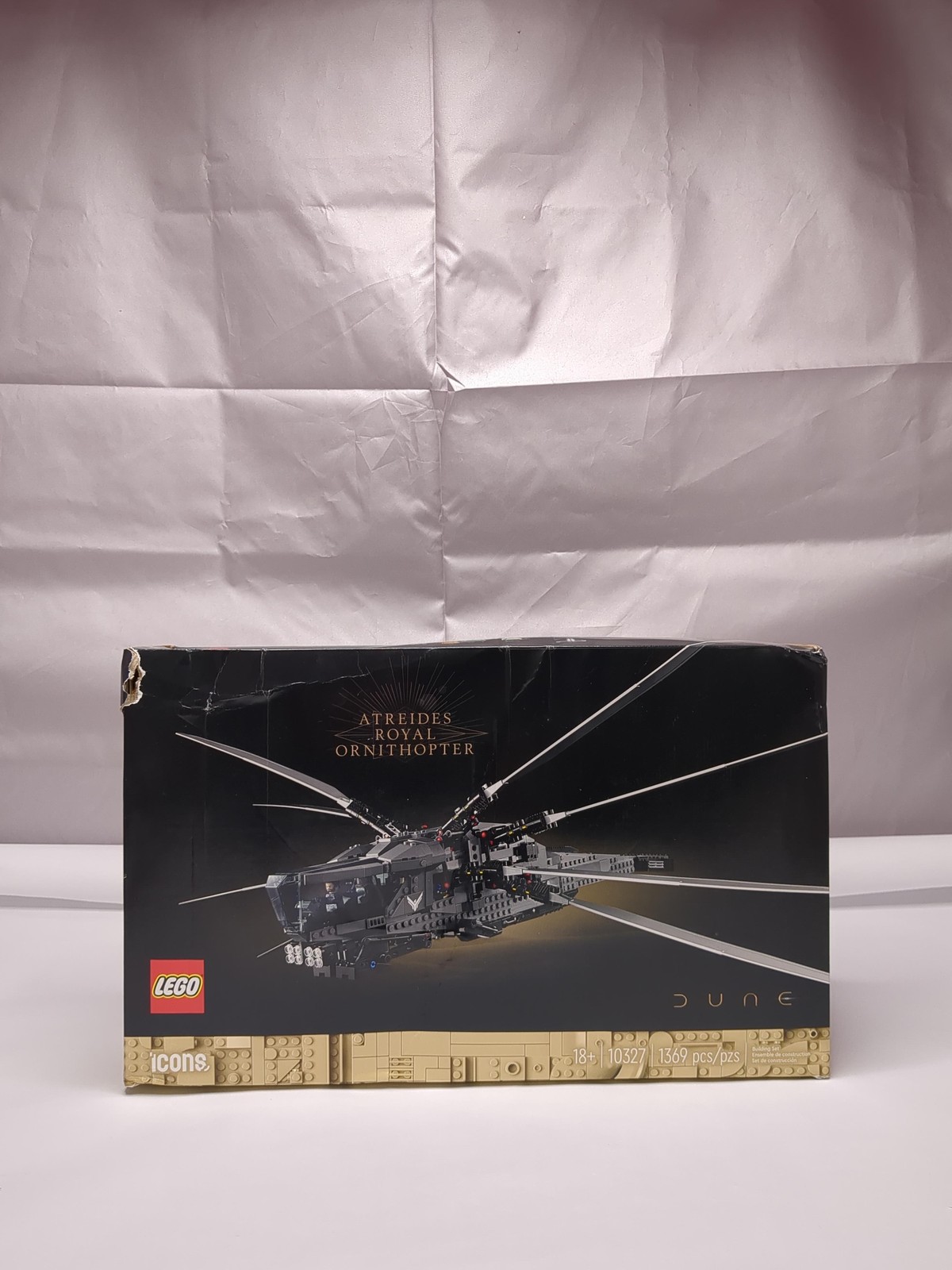 LEGO Icons Dune Atreides Royal Ornithopter 10327, Collectible Dune Inspired LEGO Icons Dune Atreides Royal Ornithopter 10327, Collectible Dune Inspired