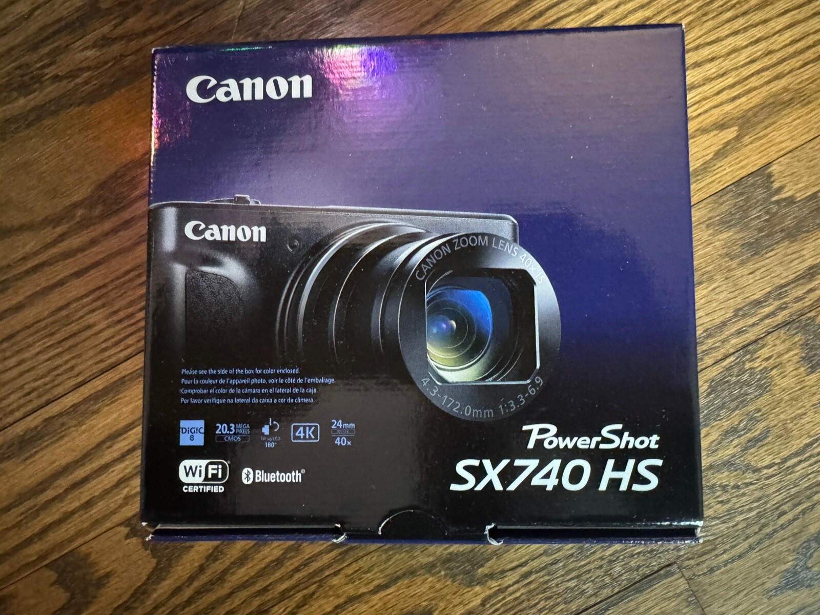 NEW Canon PowerShot SX740 HS 20.3MP Compact Digital Camera - Black NEW Canon PowerShot SX740 HS 20.3MP Compact Digital Camera - Black