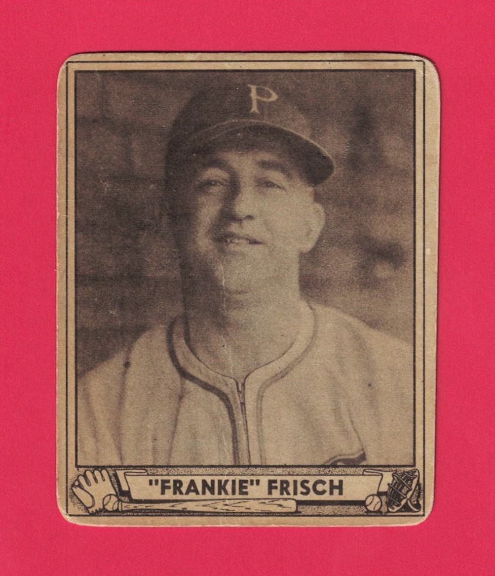 1940 Play Ball #167 FRANKIE FRISCH -- St. Louis Cardinals -- HOF --