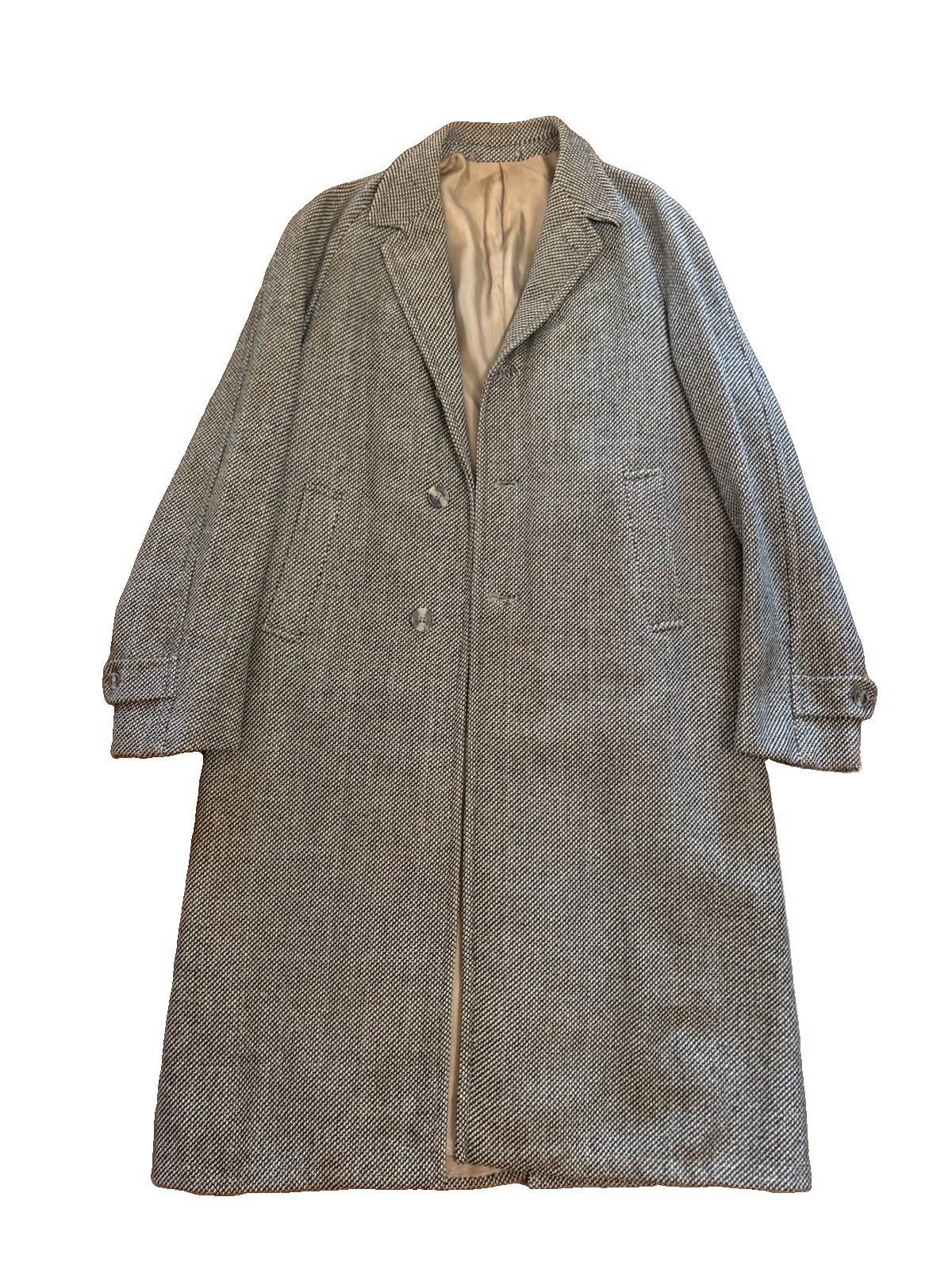 Vintage Burberrys Tweed Wool Over Coat Burberry Prorsum Tweed See Description