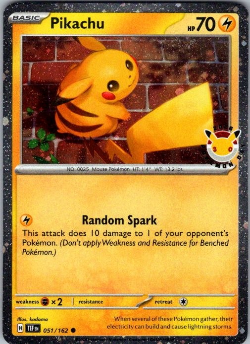 Pikachu (Pokemon Day 2026) 051/162 Holo NM Pikachu (Pokemon Day 2026) 051/162 Holo NM
