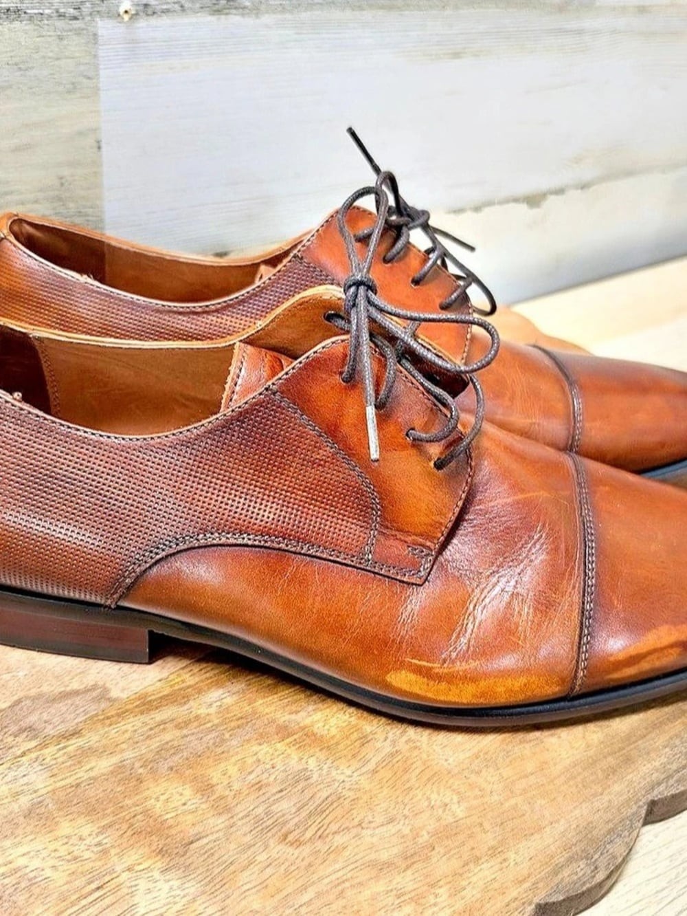 Florsheim Midtown Cap Toe Oxford Men\'s Brown Leather US 9.5