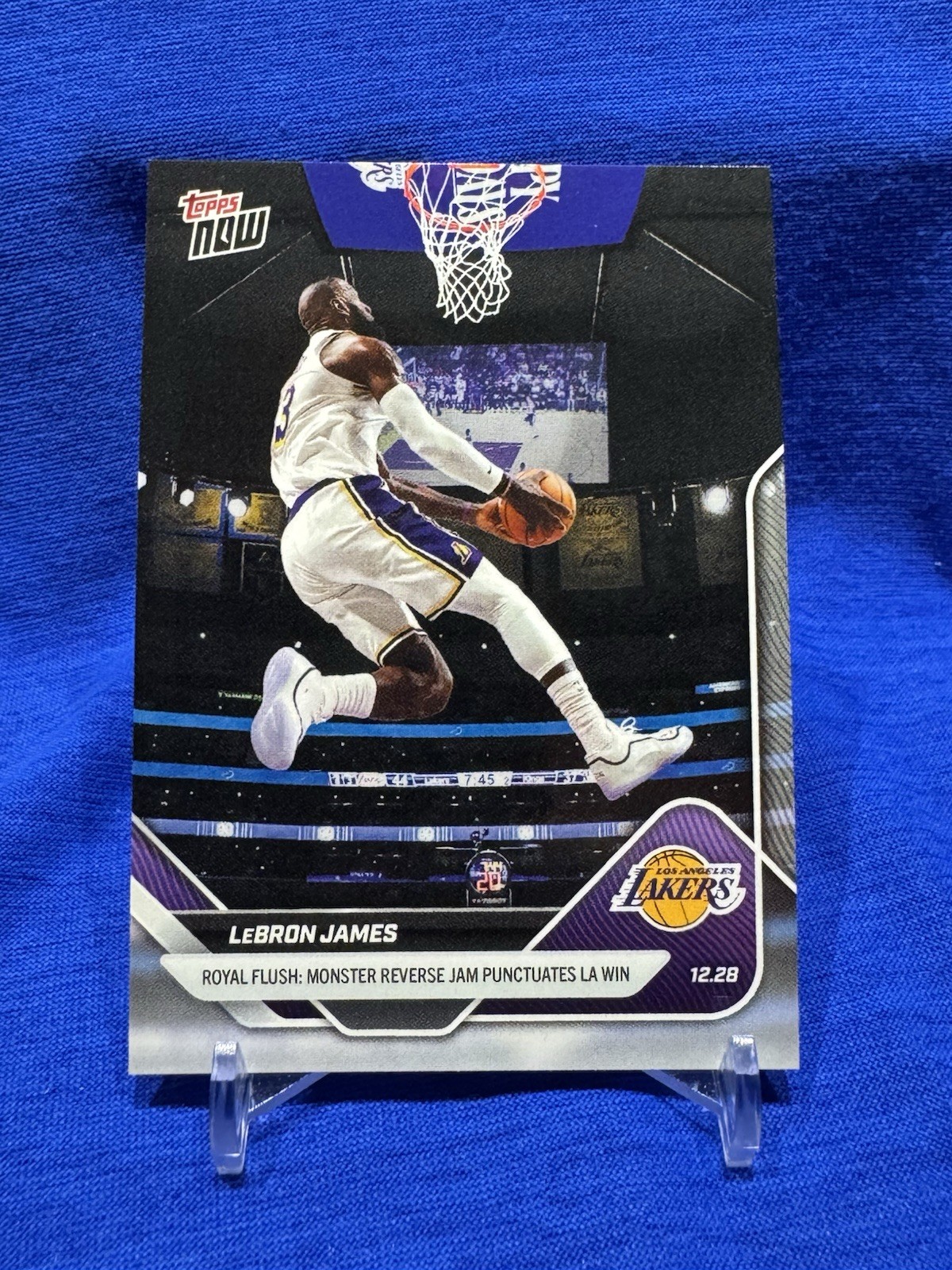2025-26 Topps Now LeBron James - #107 Lakers 2025-26 Topps Now LeBron James - #107 Lakers