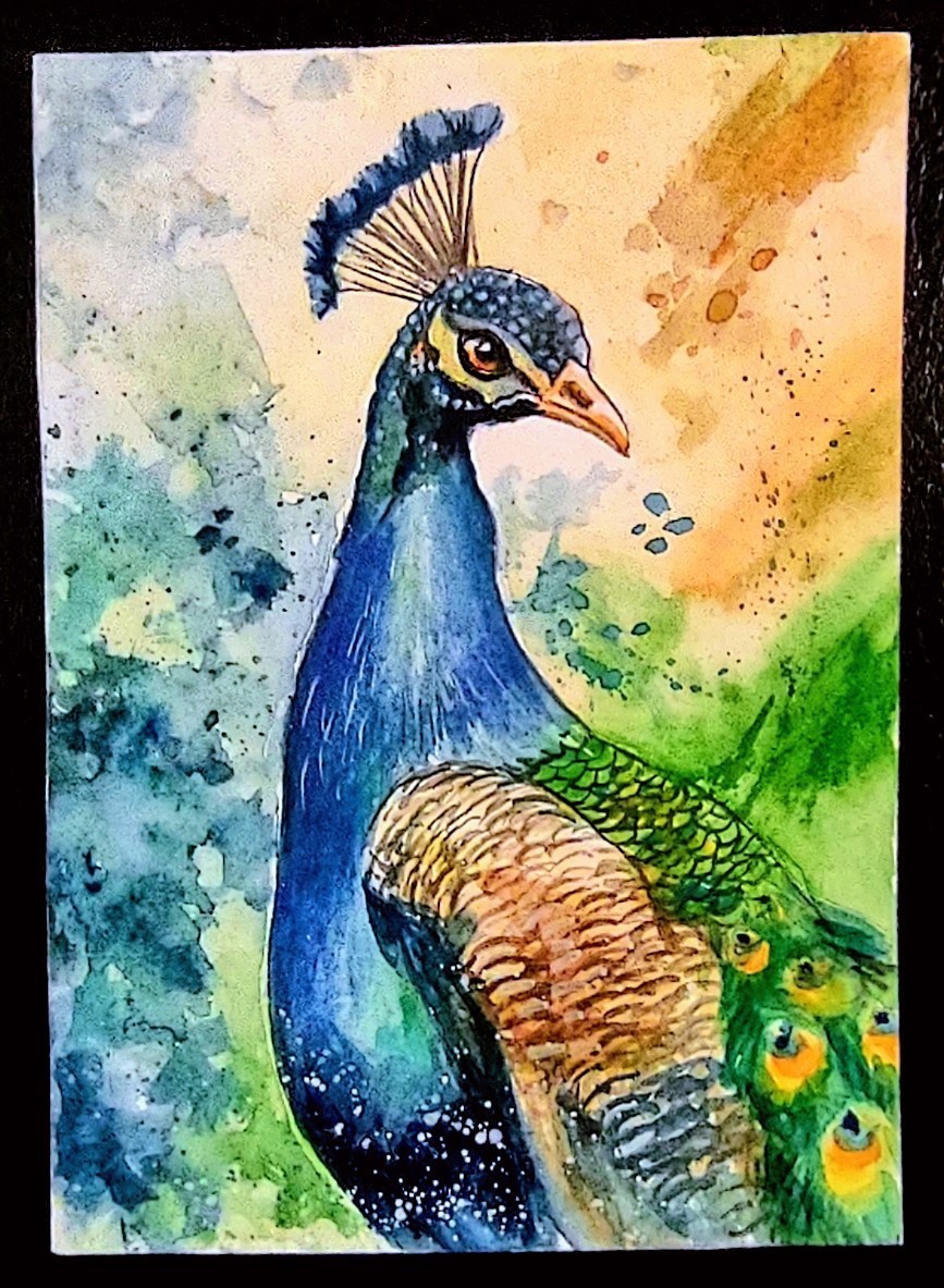 ACEO Hand Painted Art Card. Signed By Artist. Hand Painted Not A Print ACEO Hand Painted Art Card. Signed By Artist. Hand Painted Not A Print