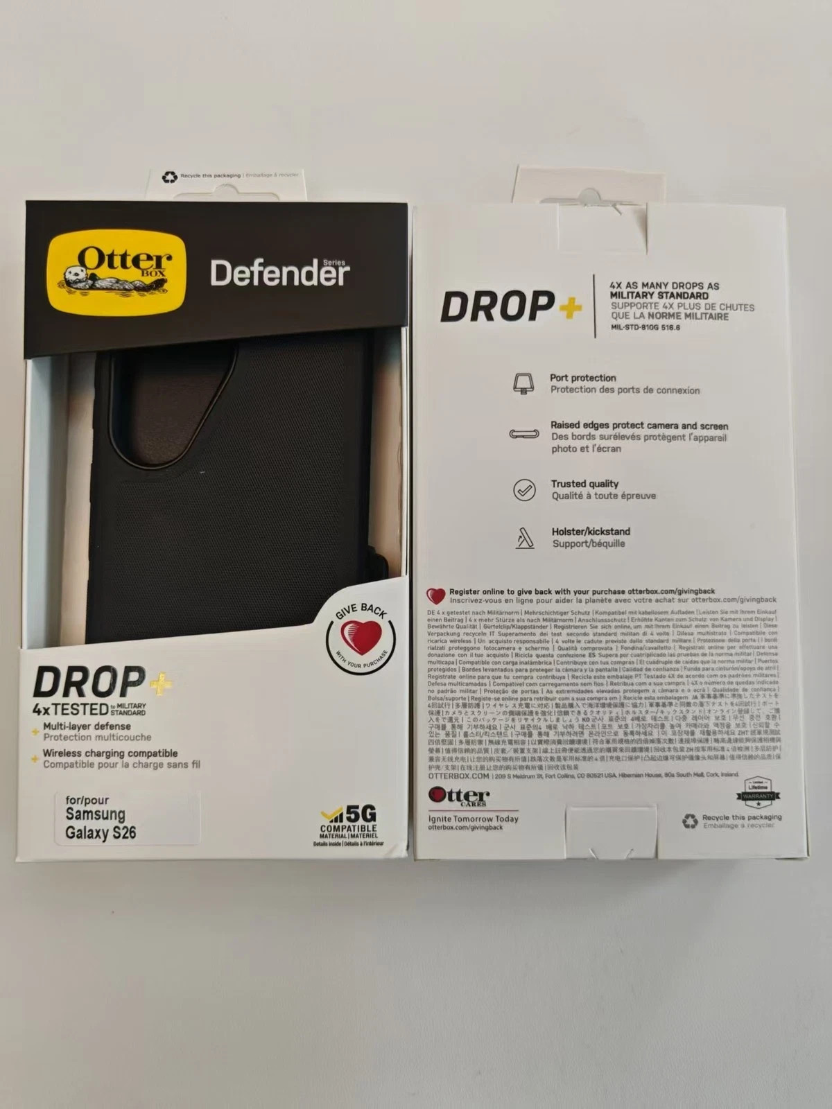 New Defender Series Case With Belt Clip for Samsung Galaxy S26 Black