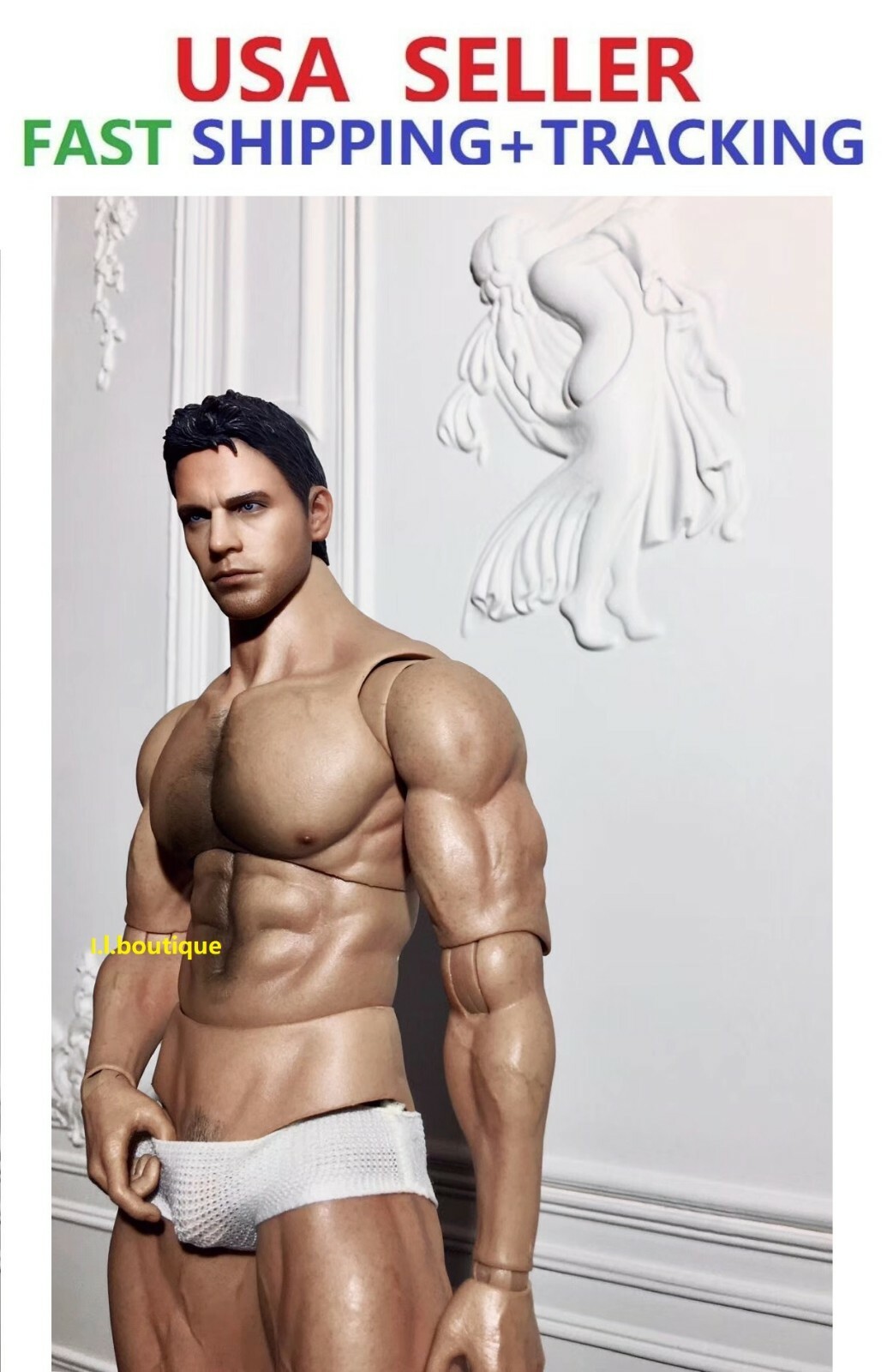 Worldbox AT027 1/6 scale Ripped Strong Man Male Figure w/ head Chris Redfield Worldbox AT027 1/6 scale Ripped Strong Man Male Figure w/ head Chris Redfield