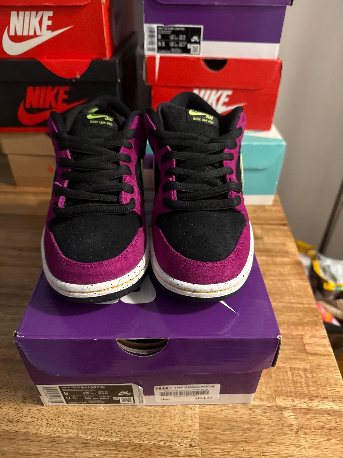 Nike SB Dunk Low Pro ACG Terra Red Plum BQ6817-501 Size: US 8