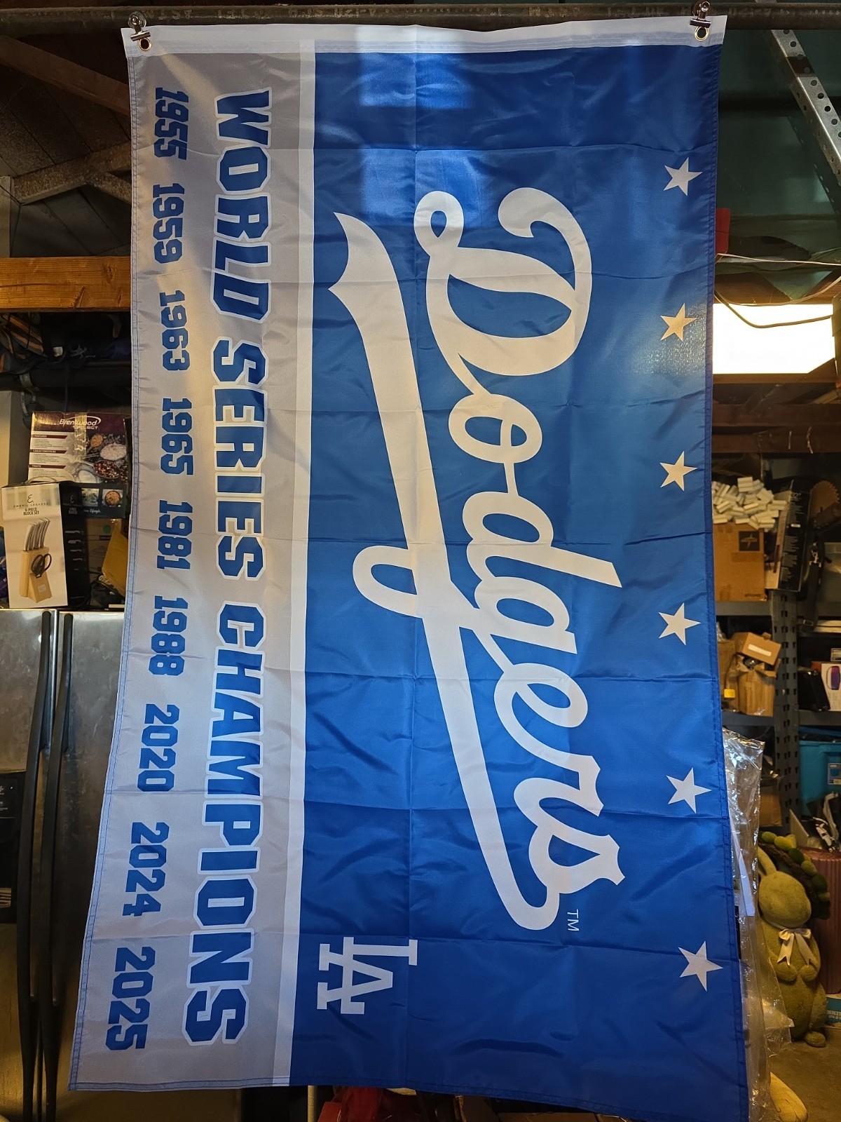Los Angeles Dodgers 3x5 FT Flag  2025 World Series Champions or 9X's champions 