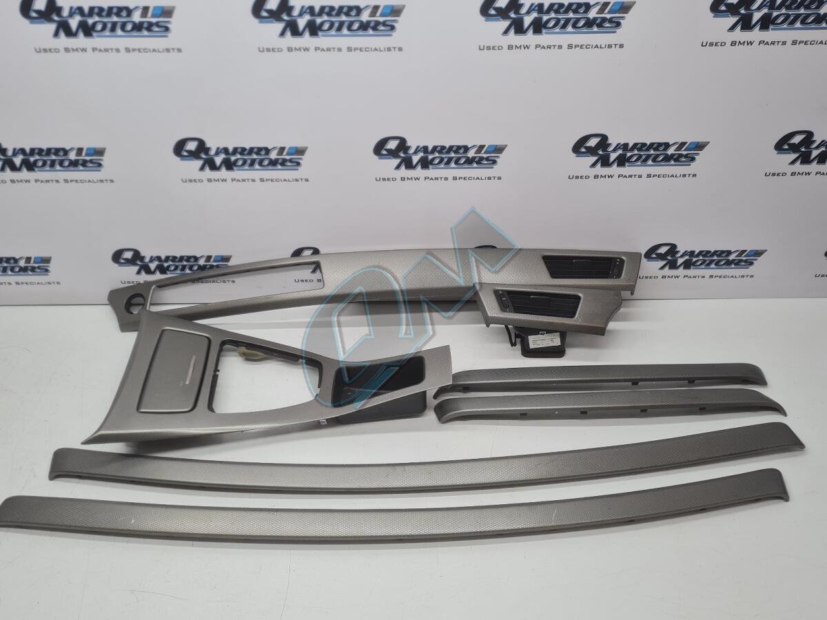BMW Interior Trim Panel Cover Set Alum Glacier Silber Fits Series E92 LCI