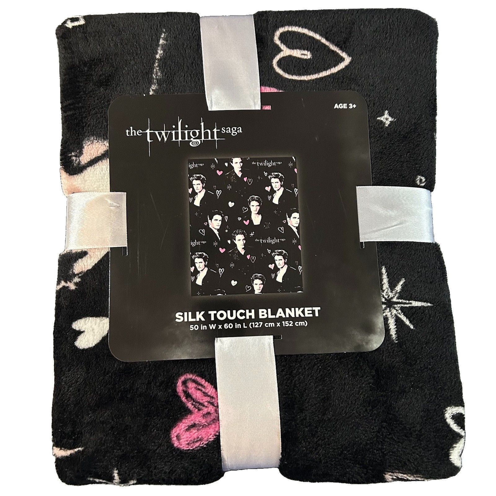 The Twilight Saga Edward Cullen Silk Touch Blanket 50”X 60” Travel Throw NEW