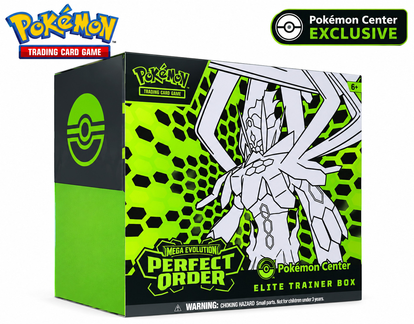 Pokemon TCG Mega Eolution Perfect Order Pokemon Center Elite Trainer Box