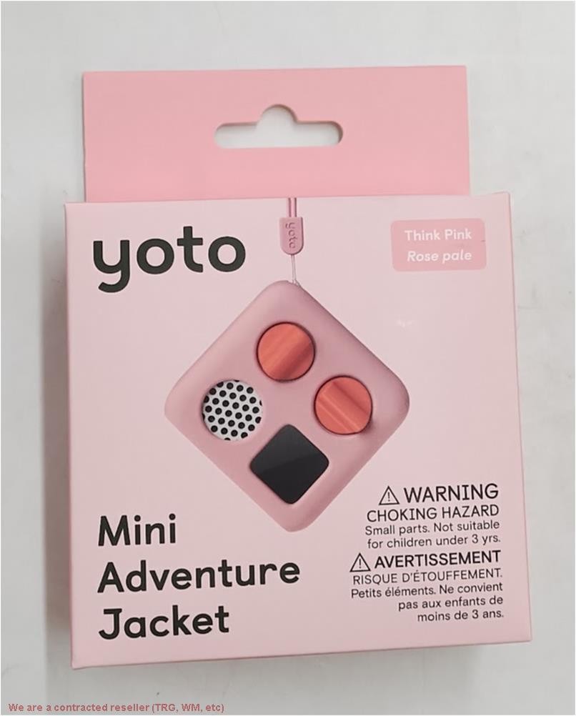 Yoto Mini Adventure Jacket Think Pink: Silicone Accessory for Learning System Yoto Mini Adventure Jacket Think Pink: Silicone Accessory for Learning System