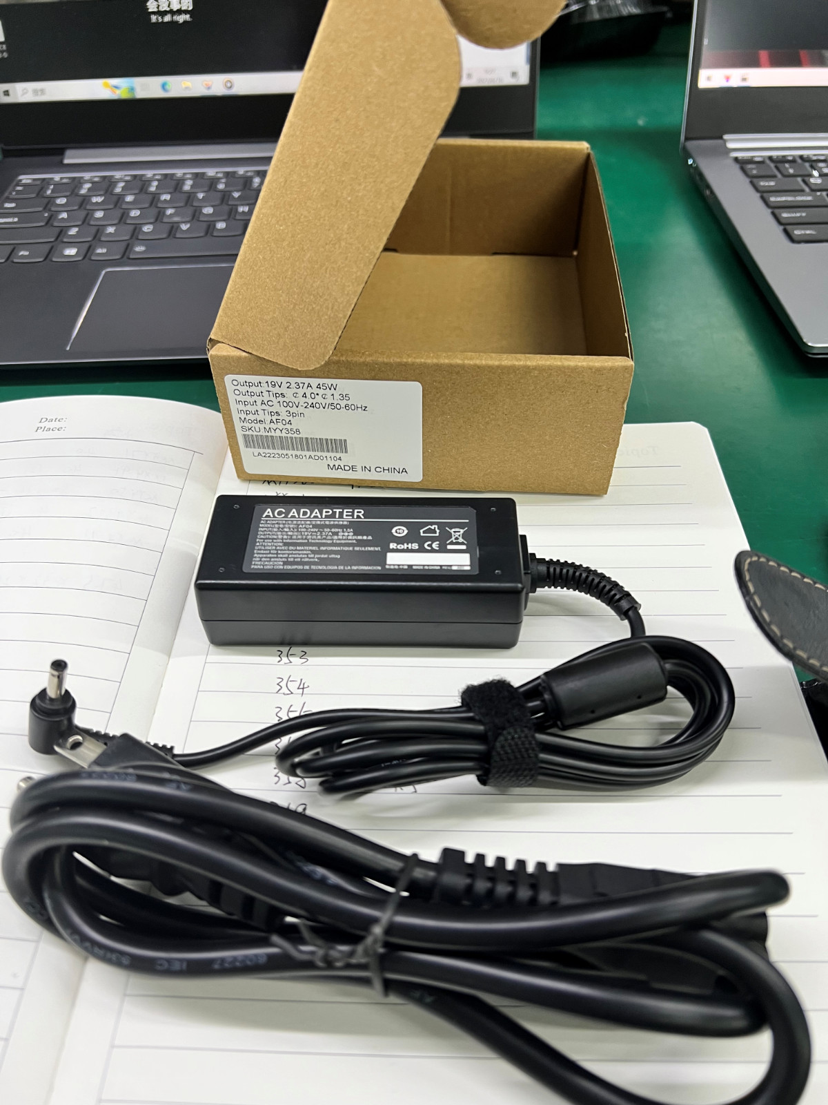 45W 19V 2.37A Notebook Charger Adapter Power Supply For Asus E410M E410MA Laptop