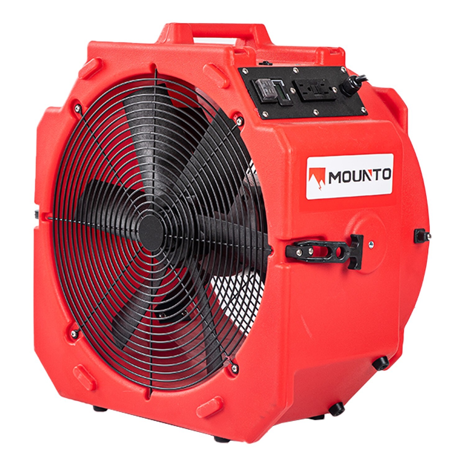 MOUNTO 1/4hp 18inch 4000cfm Axial Fan Blower Fan for Cooling Circulation, Drying