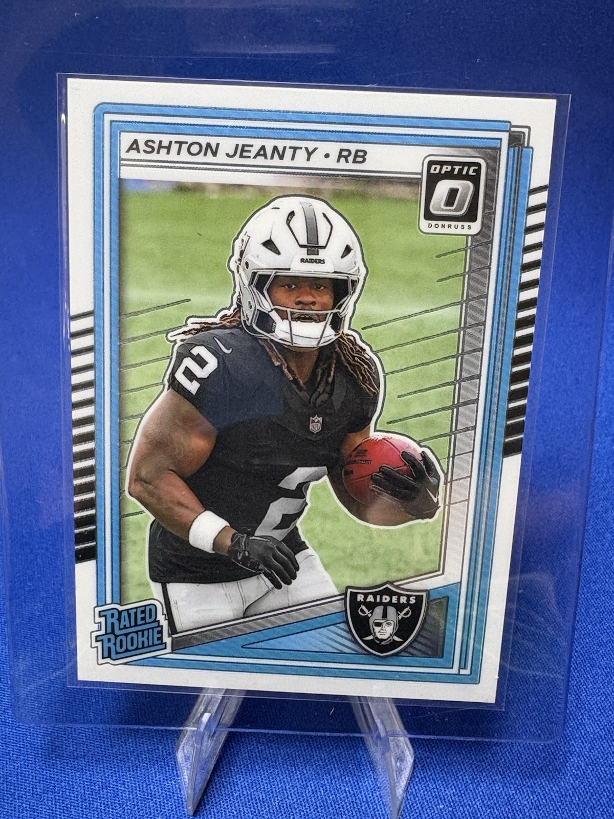 2025 Panini Donruss - Rated Rookie Ashton Jeanty #305 Optic Preview Holo... 2025 Panini Donruss - Rated Rookie Ashton Jeanty #305 Optic Preview Holo...