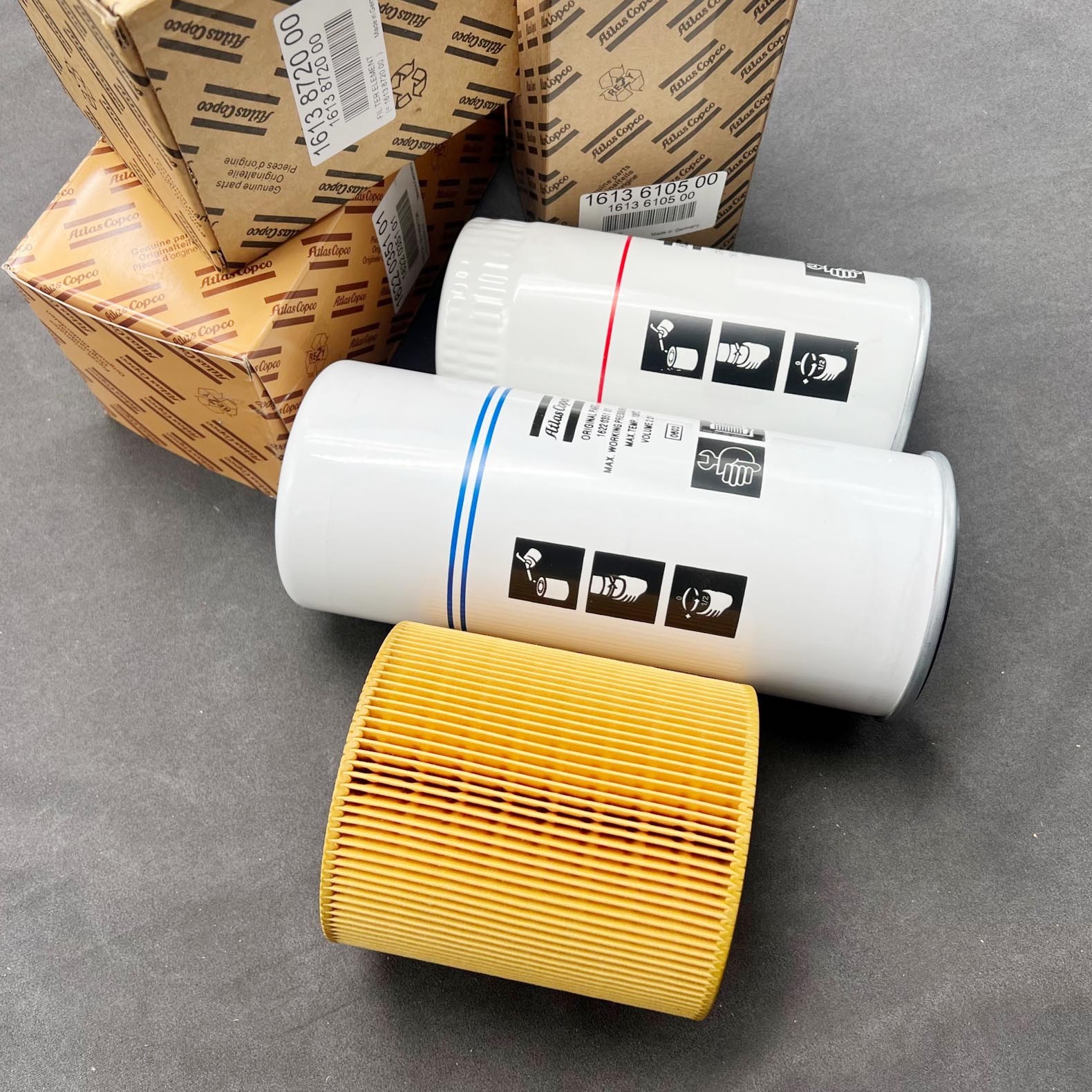 3pcs New Filter Kit 2901-0866-01 for Atlas Copco Compressor GA15-22 GA15-18-22 3pcs New Filter Kit 2901-0866-01 for Atlas Copco Compressor GA15-22 GA15-18-22