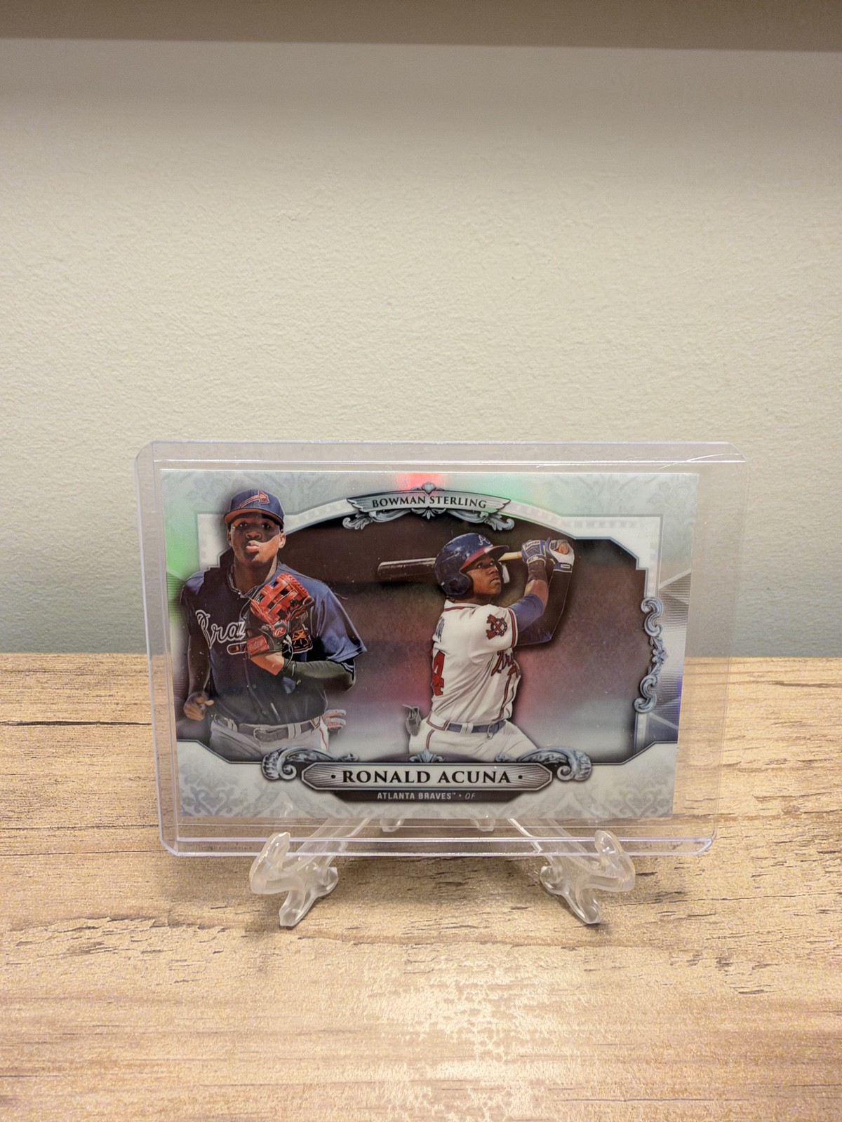 2018 Bowman - Bowman Sterling Continuity Ronald Acuña Jr. #BS-RA (RC) 2018 Bowman - Bowman Sterling Continuity Ronald Acuña Jr. #BS-RA (RC)