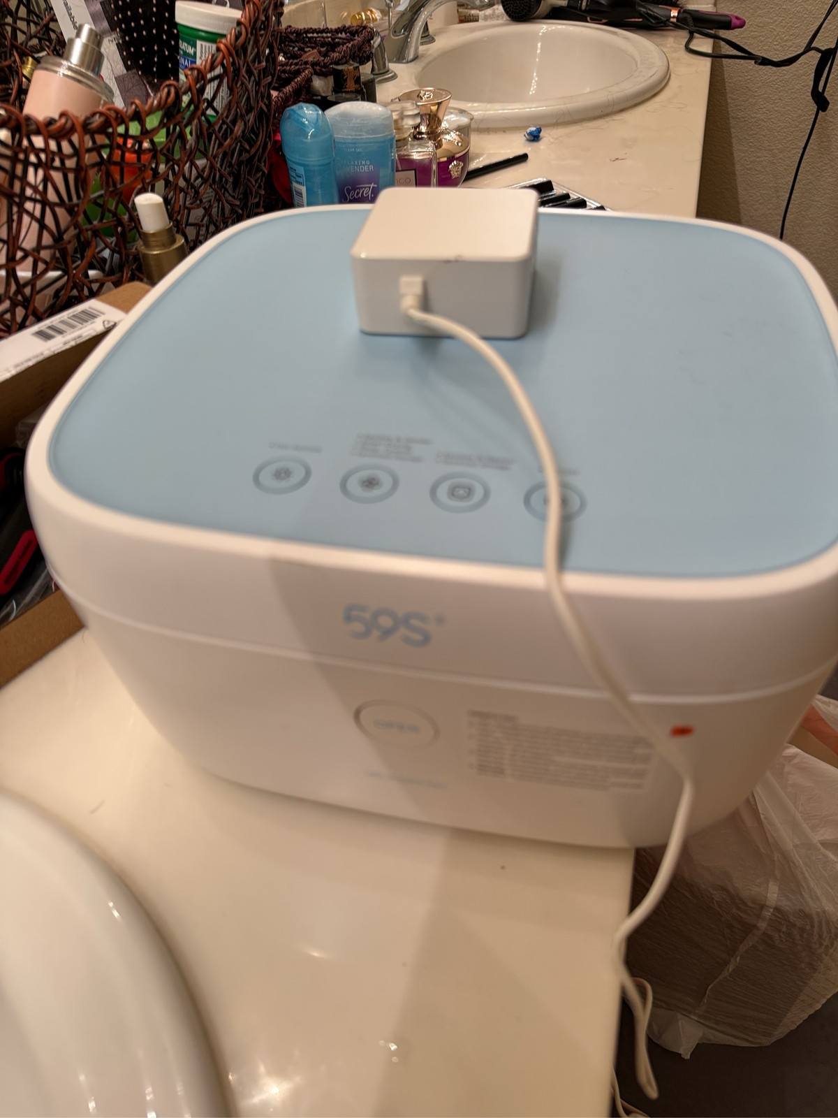 59S LiViliti Paptizer Smart Sanitizer UVC LED & Heat Sterilizer Box used 59S LiViliti Paptizer Smart Sanitizer UVC LED & Heat Sterilizer Box used
